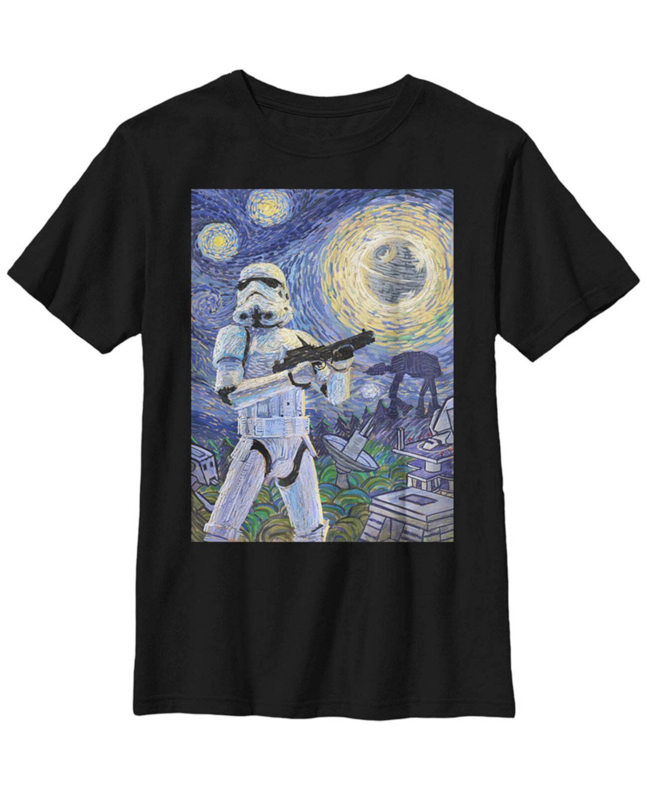 Штурмовик "Звездных войн", "Большой мальчик", Звездная ночь, футболка с коротким рукавом FIFTH SUN