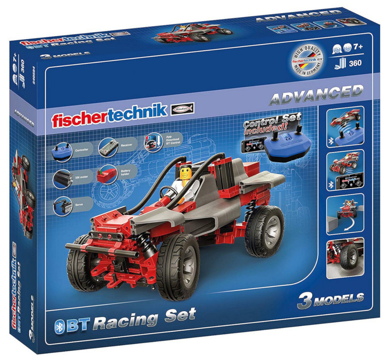 Конструкция Fischertechnik Advanced BT Racing Set Fischertechnik