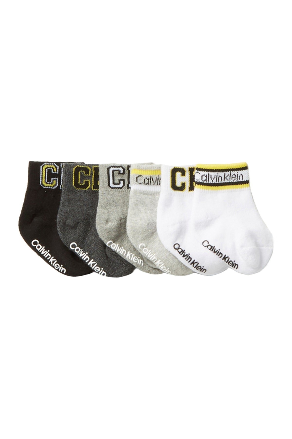 Спортивные носки с логотипом - упаковка из 6 человек (Baby Boys 0-6M) Calvin Klein