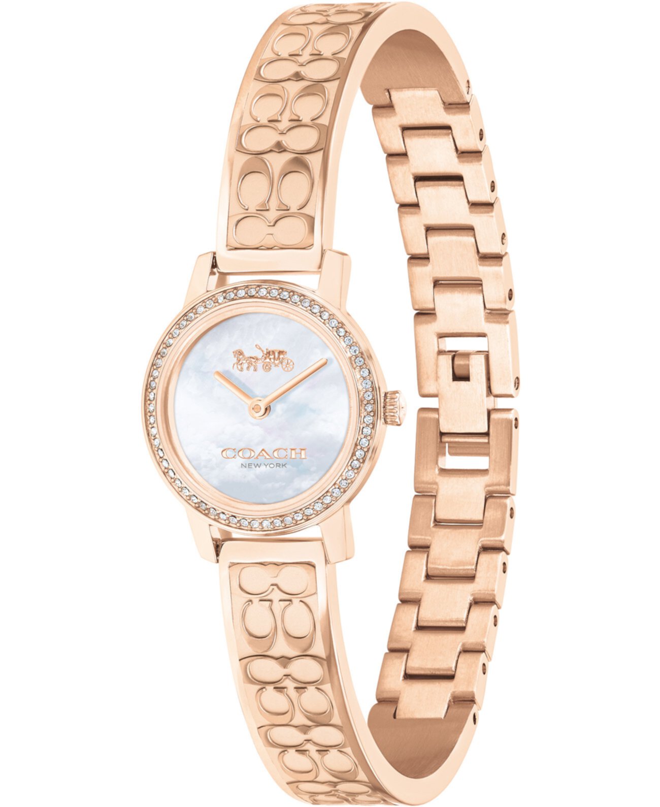 Женские часы-браслет с браслетом из нержавеющей стали Audrey Rose 22мм COACH