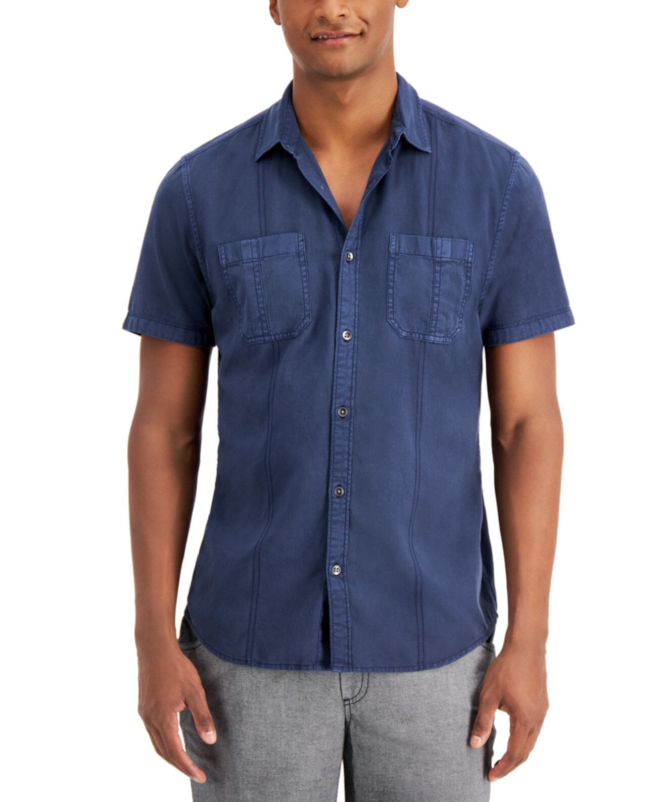 Мужская рубашка INC с большими и высокими швами, созданная для Macy's INC International Concepts