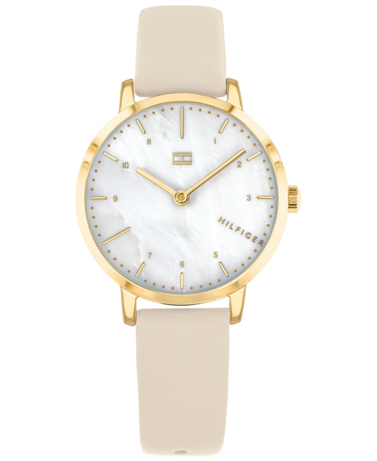 Женские часы с ремешком из румяна и кожи 30 мм, созданные для Macy's Tommy Hilfiger
