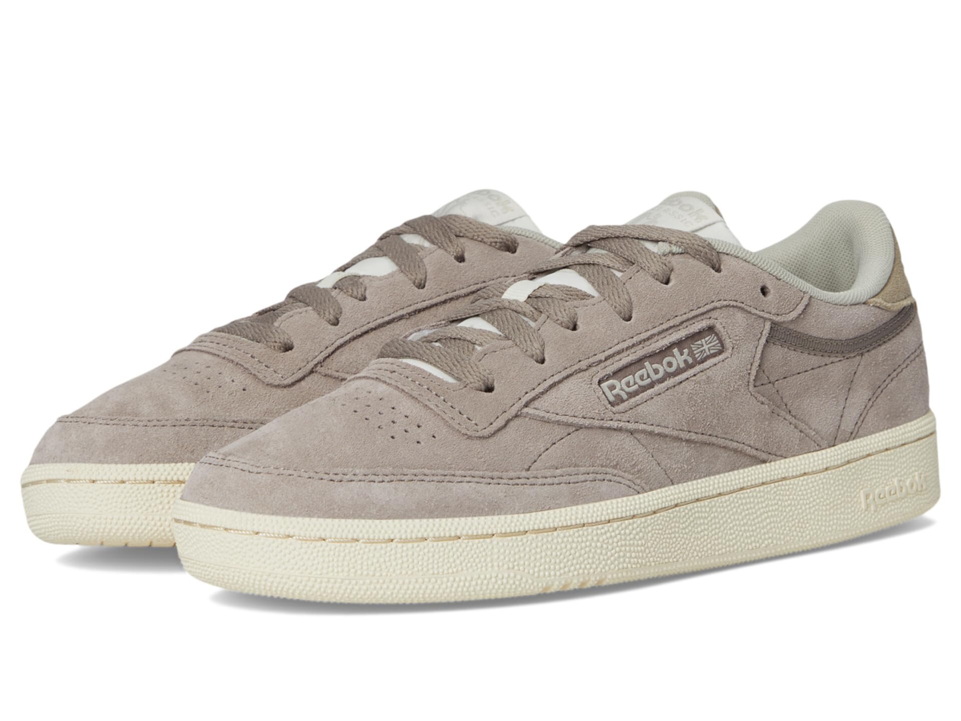 Кроссовки Reebok Club C 85 с мягким искусственным верхом и амортизирующей подошвой Reebok