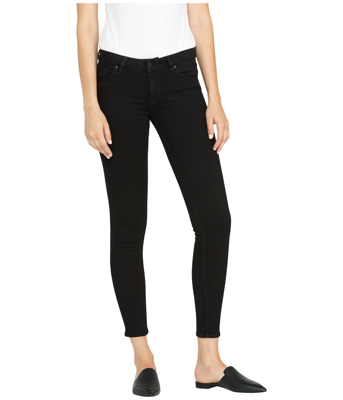 Криста Супер Тощий в Черном Hudson Jeans