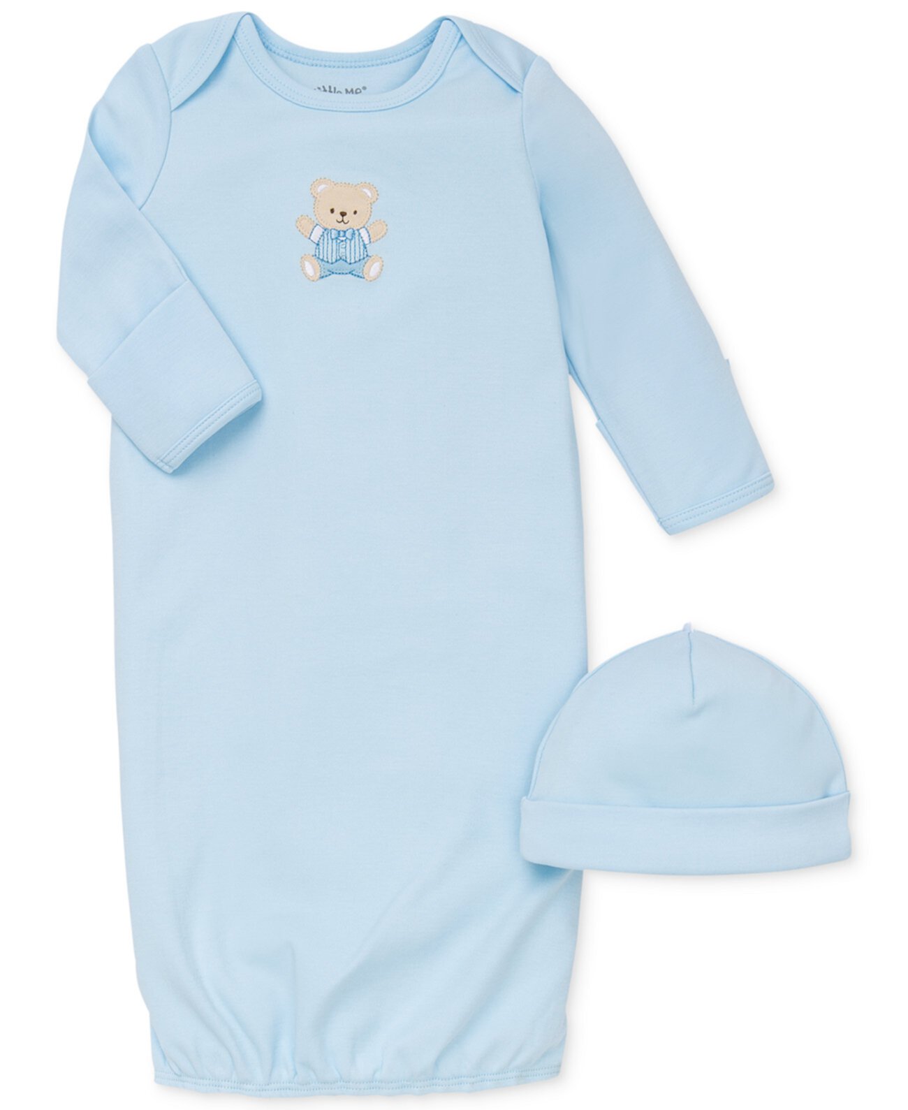 Комплект шапки и платья с милым медведем для маленьких мальчиков Little Me