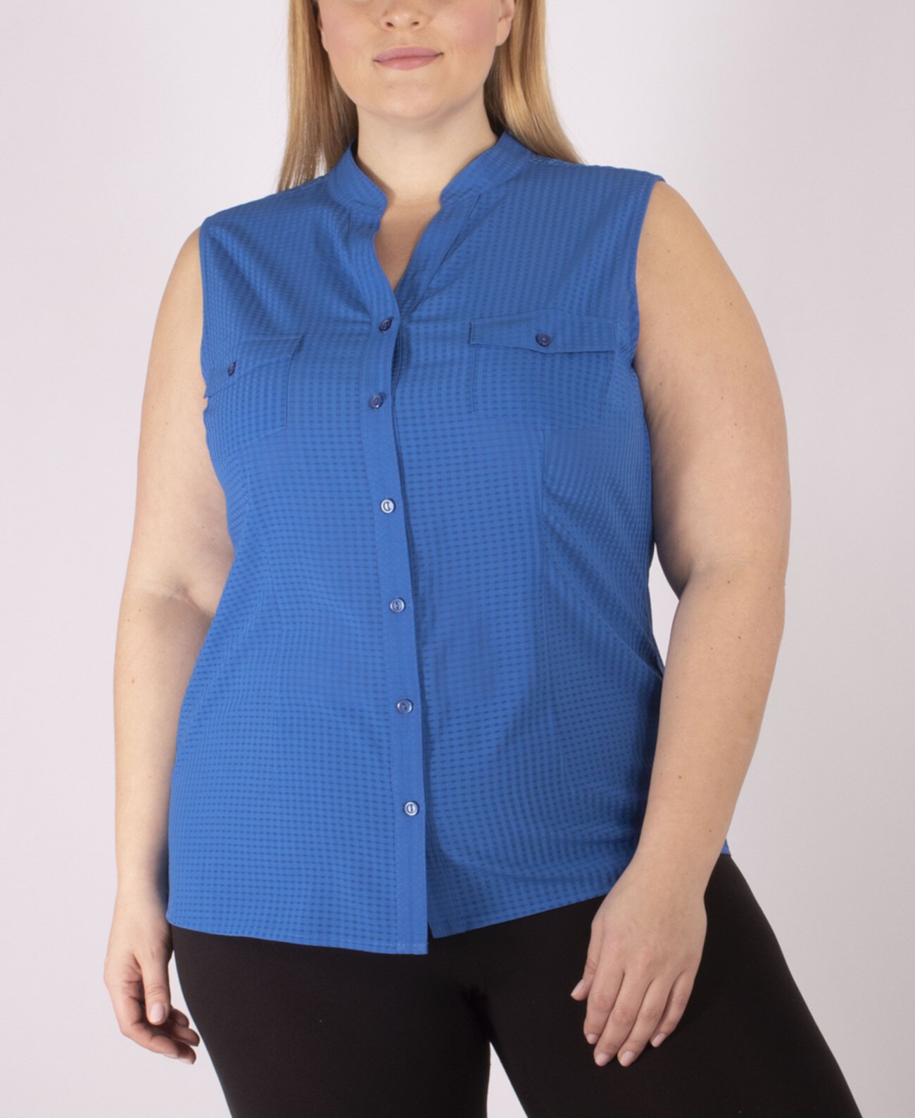 Женская рубашка большого размера без рукавов NY Collection