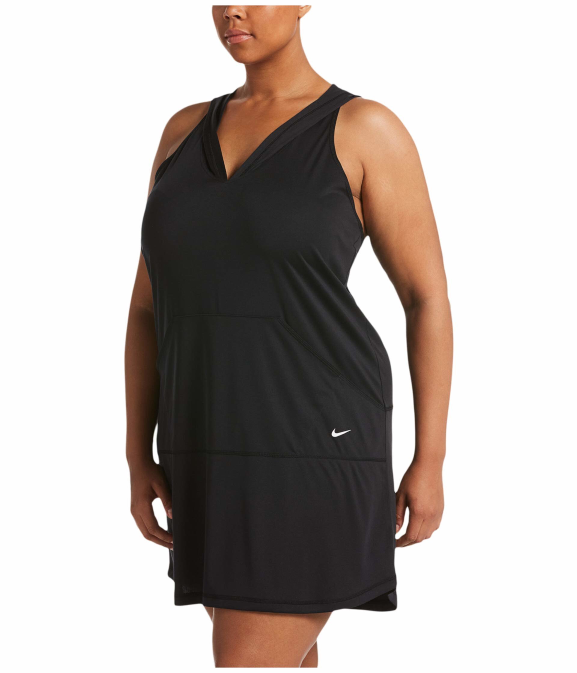 Платье большого размера с капюшоном Geo Nike