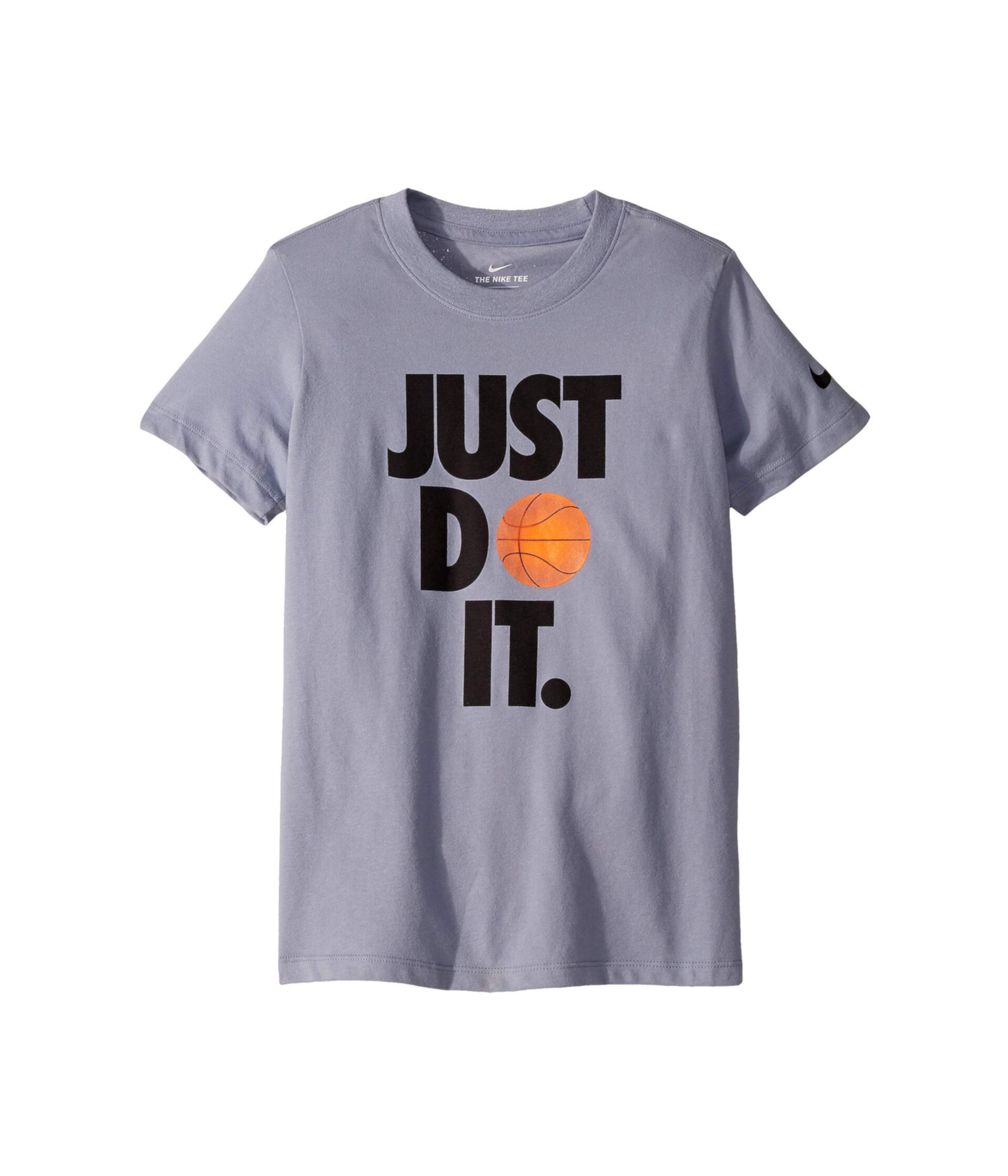 Баскетбольная футболка Dry Just Do It (маленькие дети / большие дети) Nike Kids