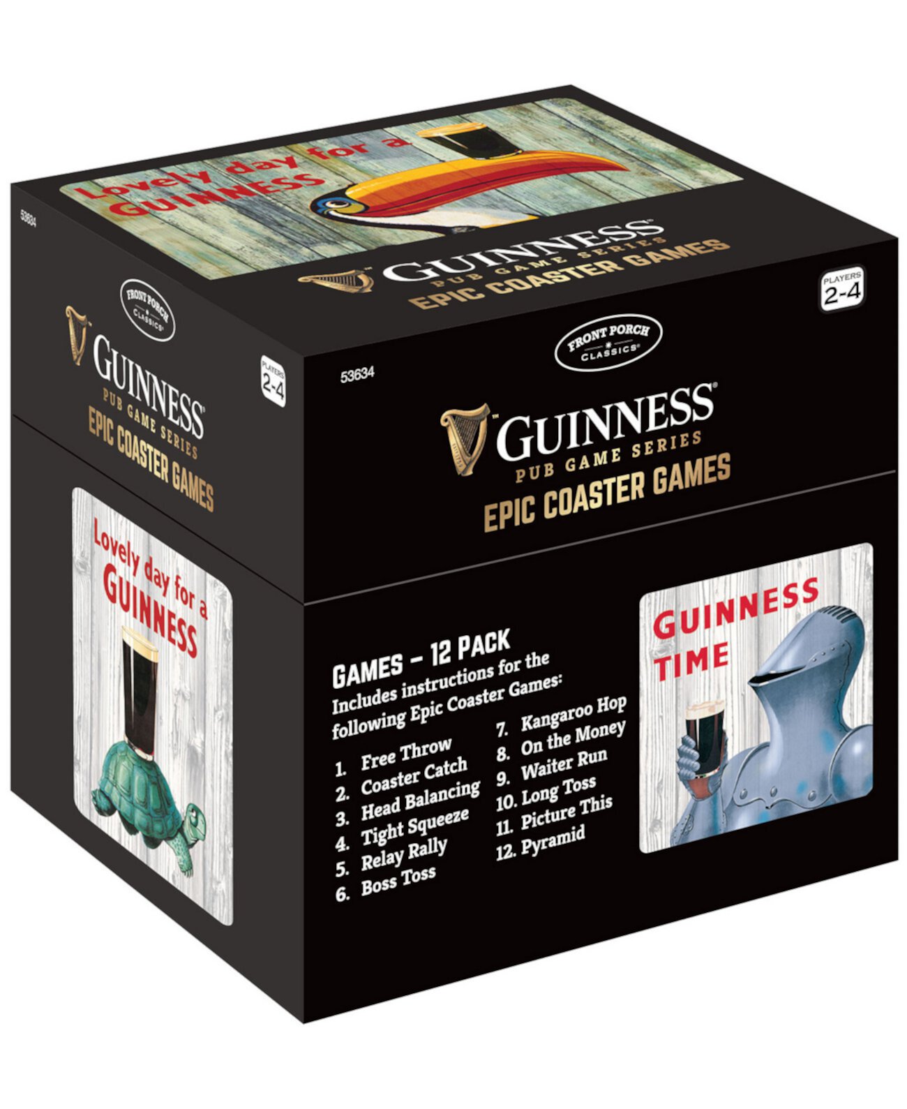 Серия игр Guinness Pub - Epic Coaster Games Front Porch Classics