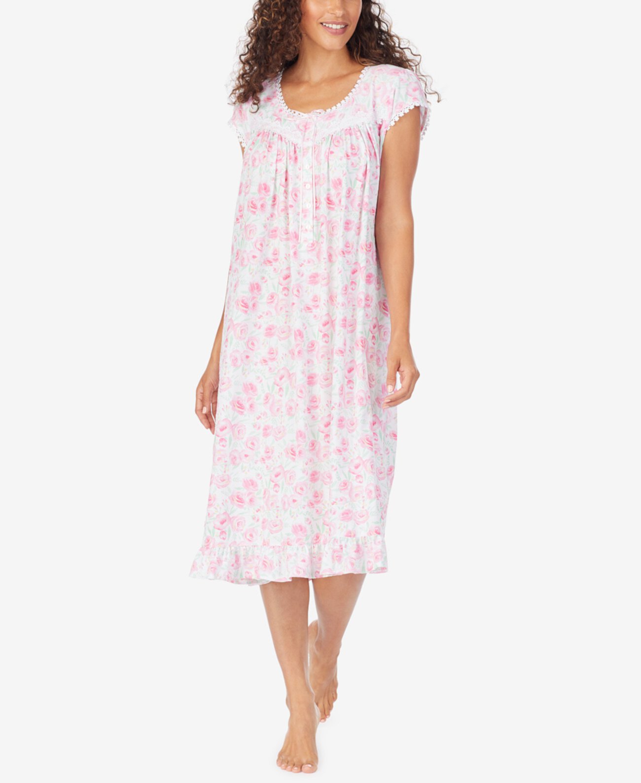 Ночная рубашка вальс с цветочным принтом Eileen West