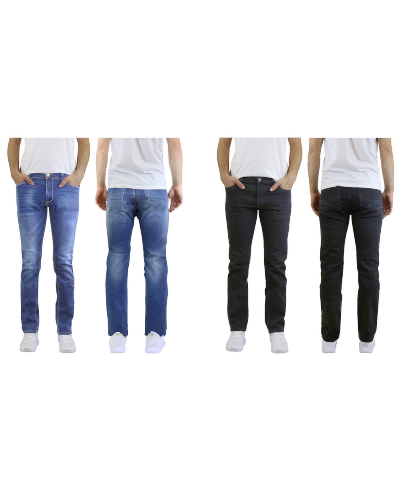 Мужские прямые джинсы с 2 пакетами и стрейч Galaxy By Harvic