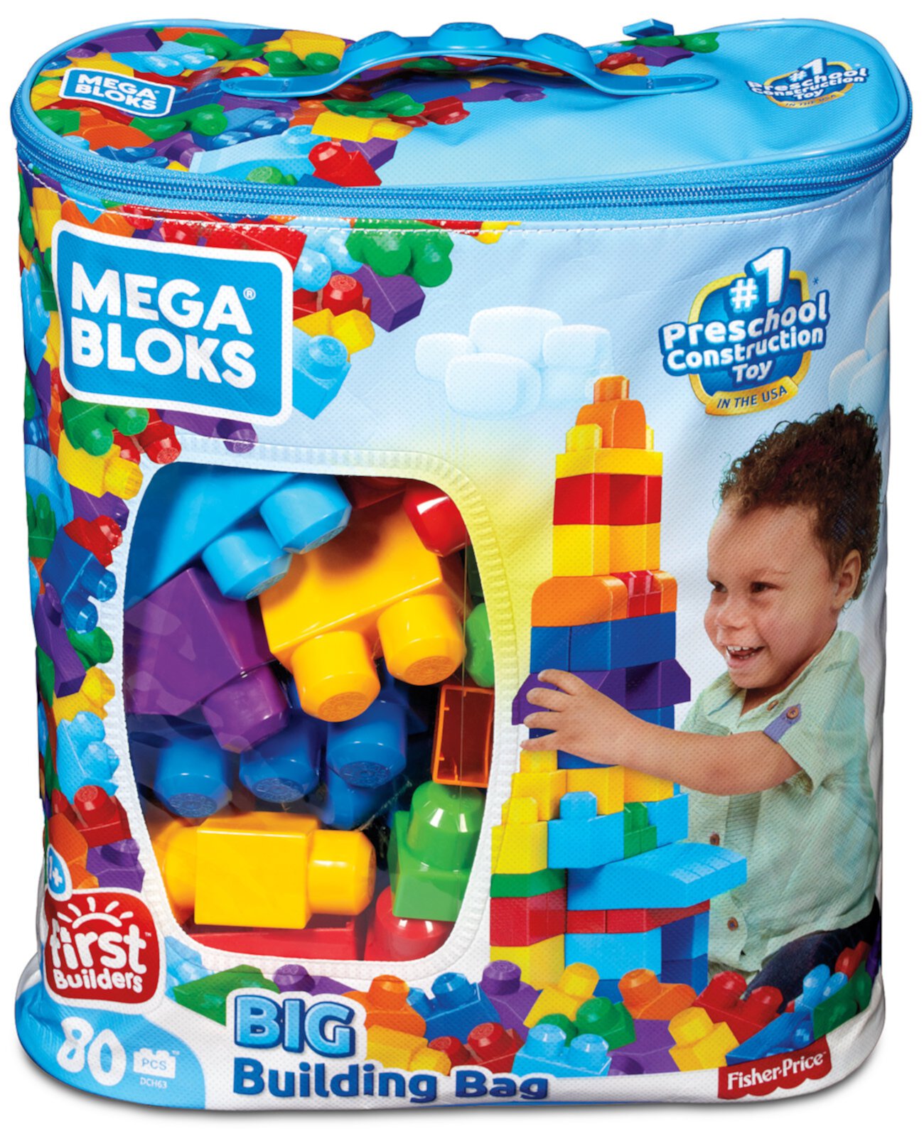 Большая строительная сумка Mattel Mega Bloks