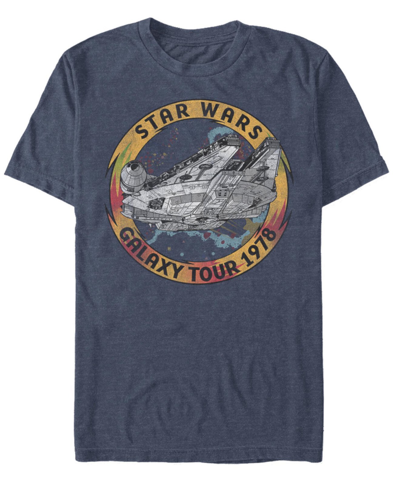 Мужская Star Wars The Rise of Skywalker Винтажная футболка Galaxy с коротким рукавом FIFTH SUN