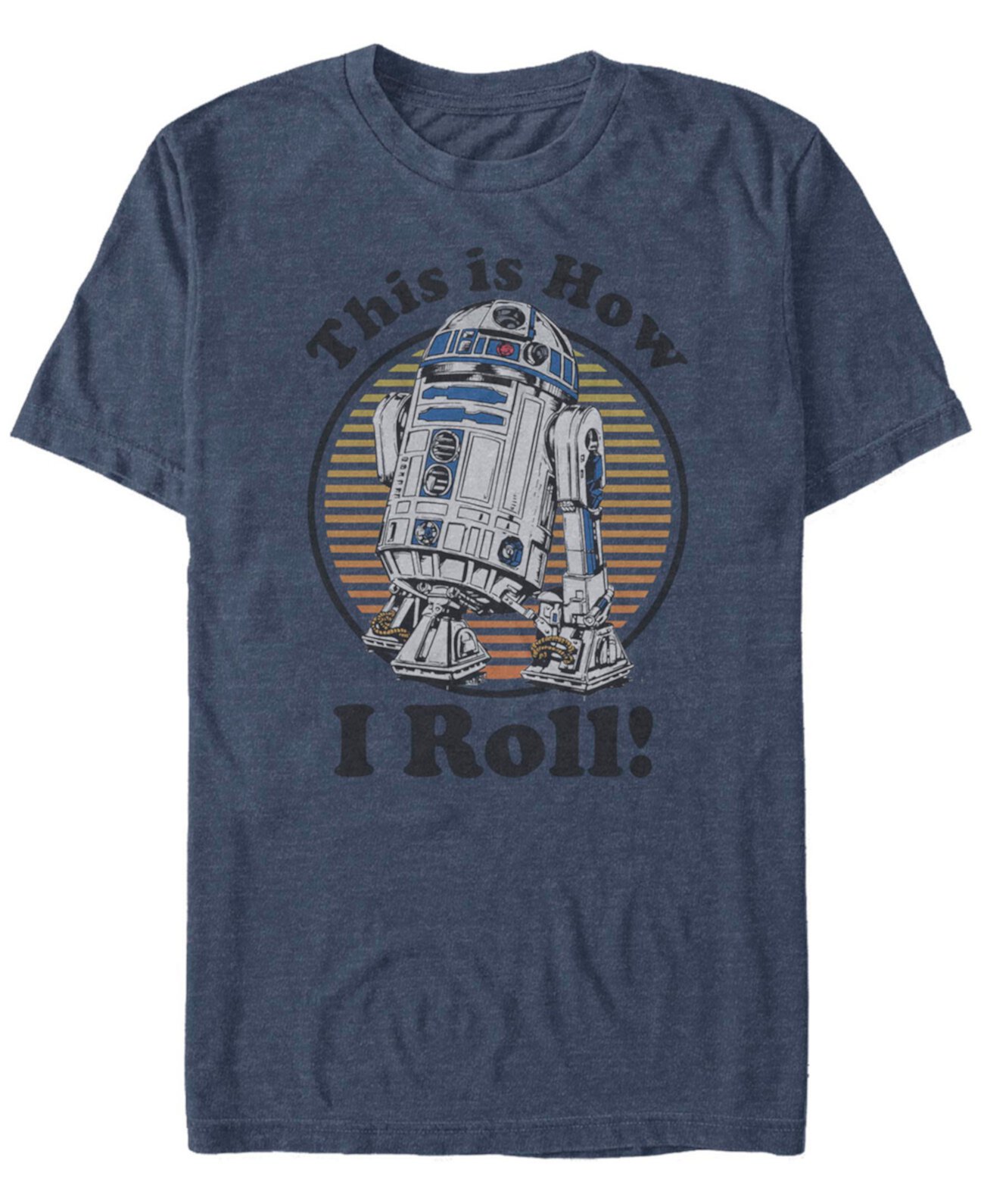 Мужская футболка Star Wars C-3PO R2-D2 Besties Badge с коротким рукавом FIFTH SUN
