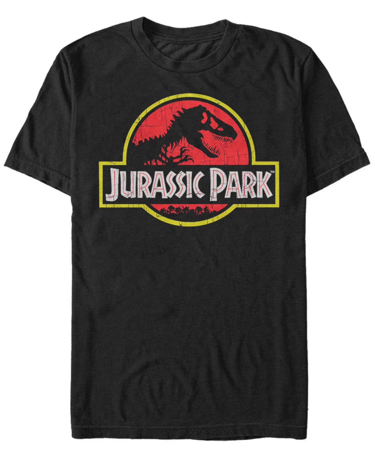 Мужская футболка с коротким рукавом с оригинальным логотипом Jurassic Park Classic FIFTH SUN