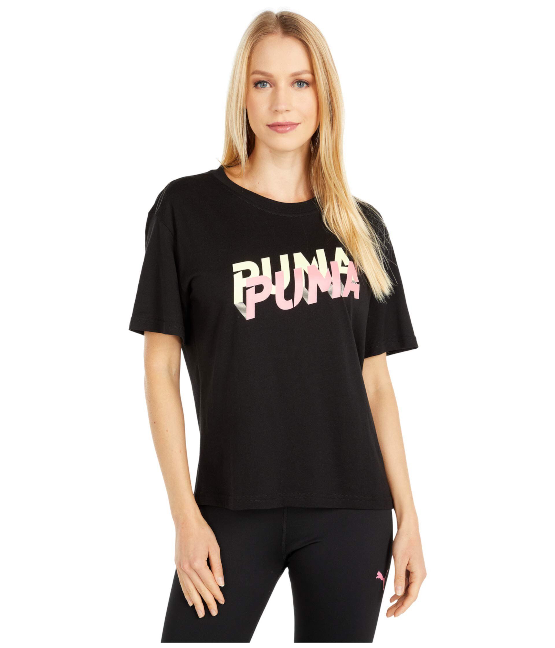 Современная спортивная футболка с логотипом PUMA