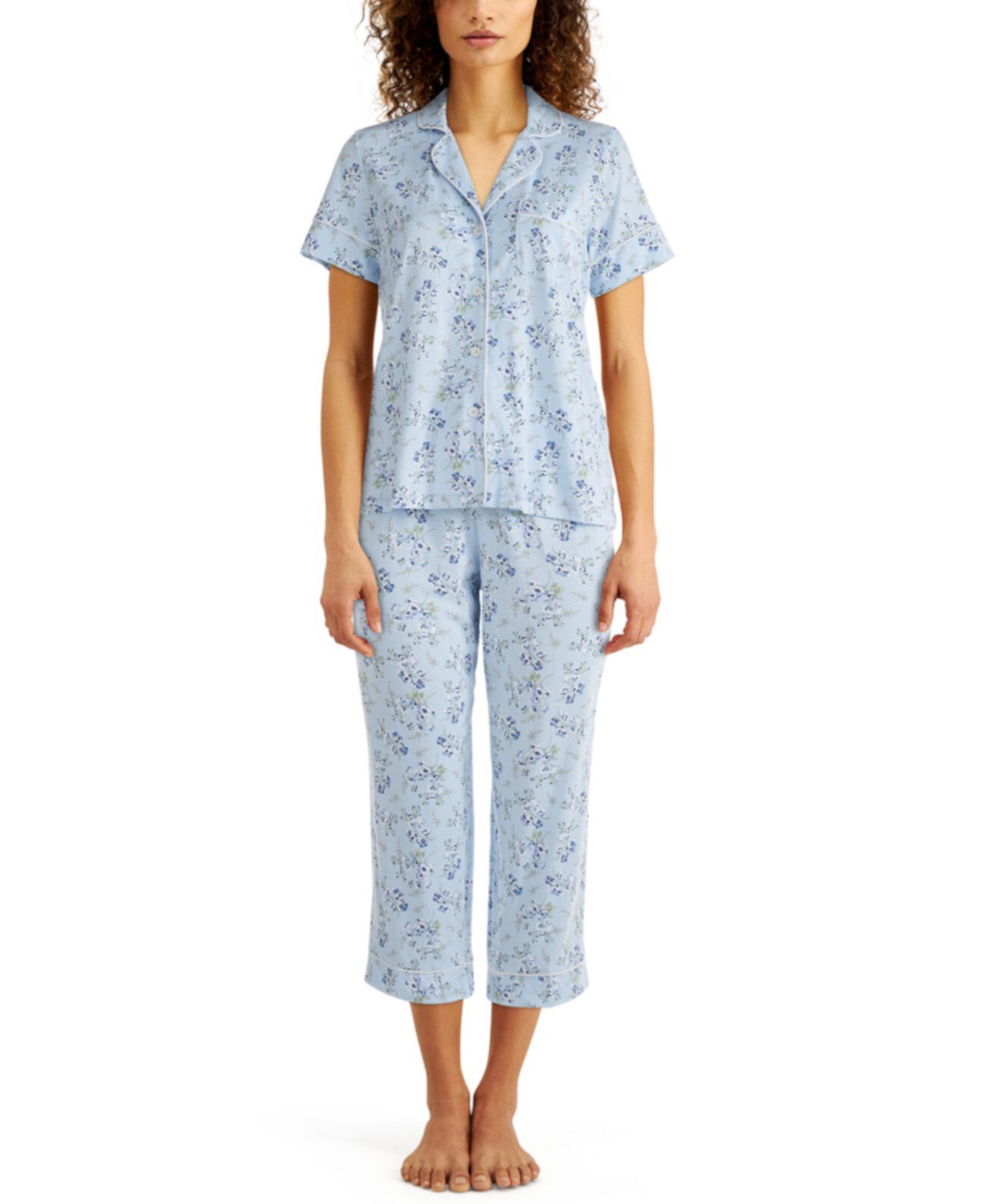 Набор пижамных штанов размера Capri, созданный для Macy's Charter Club