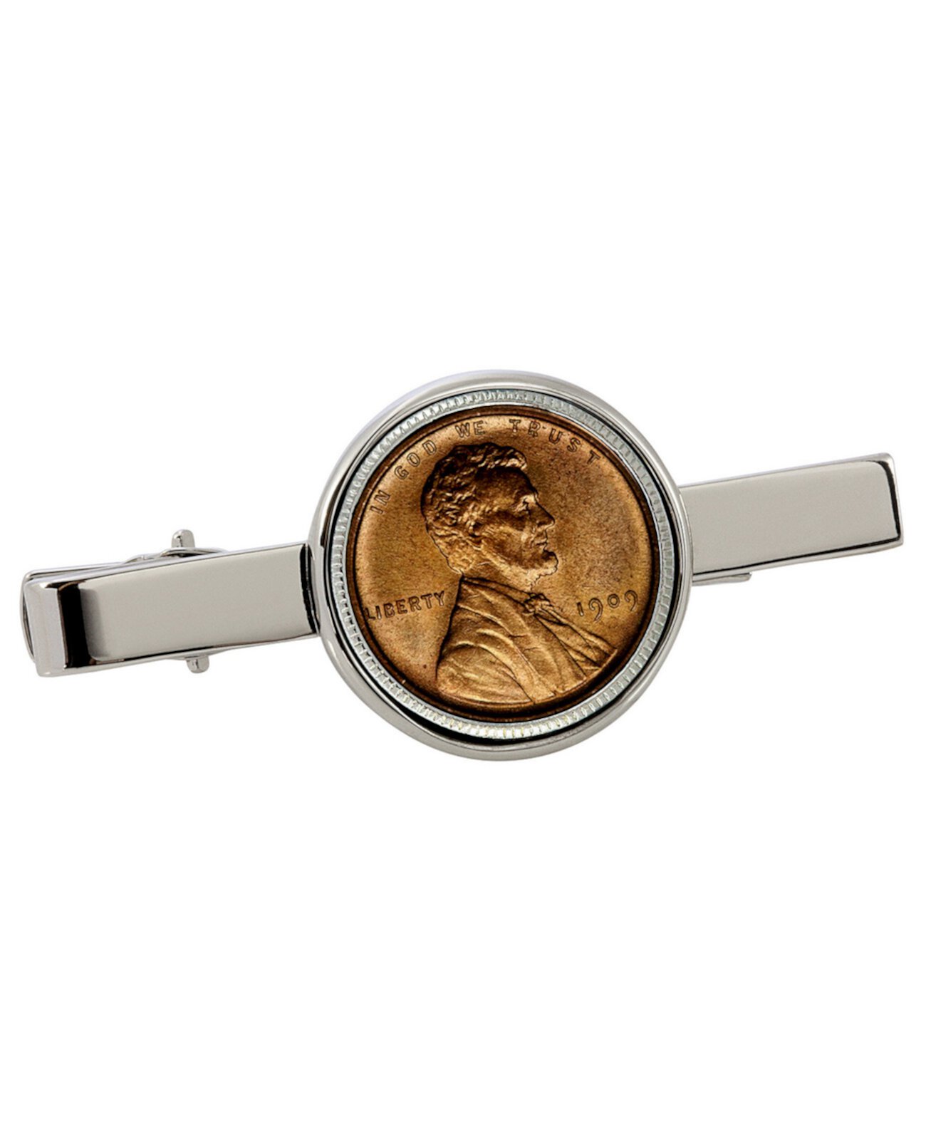 1909 зажим для галстука-монеты Линкольна Пенни первого года выпуска American Coin Treasures