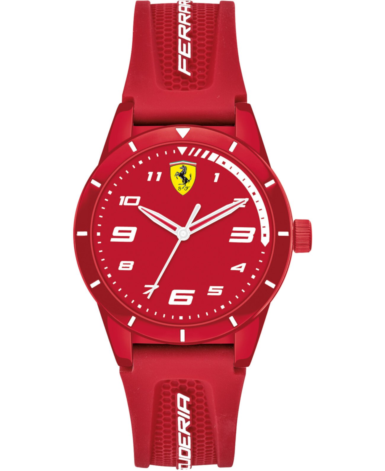 Детские часы Red Rev Red с силиконовым ремешком, 34 мм Ferrari