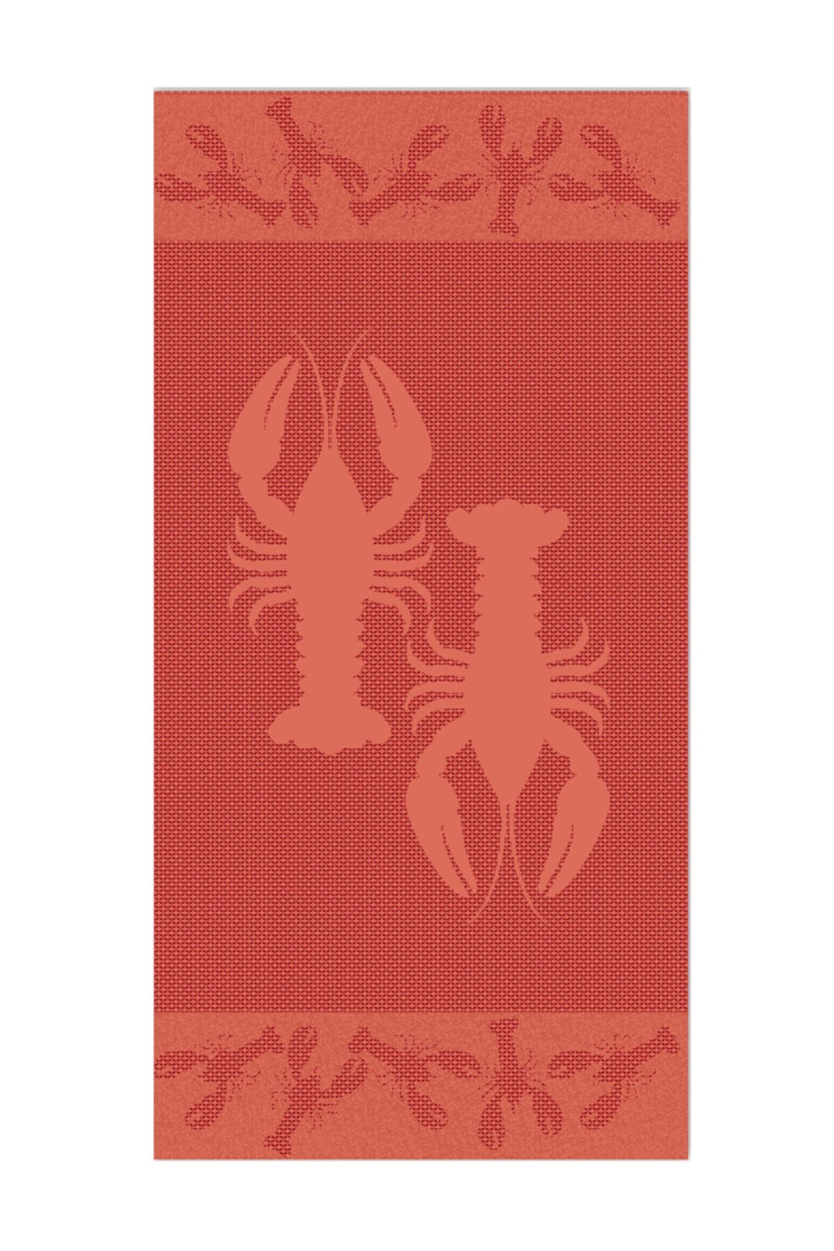 Lobsters Скульптурное двойное жаккардовое полотенце Apollo Towels