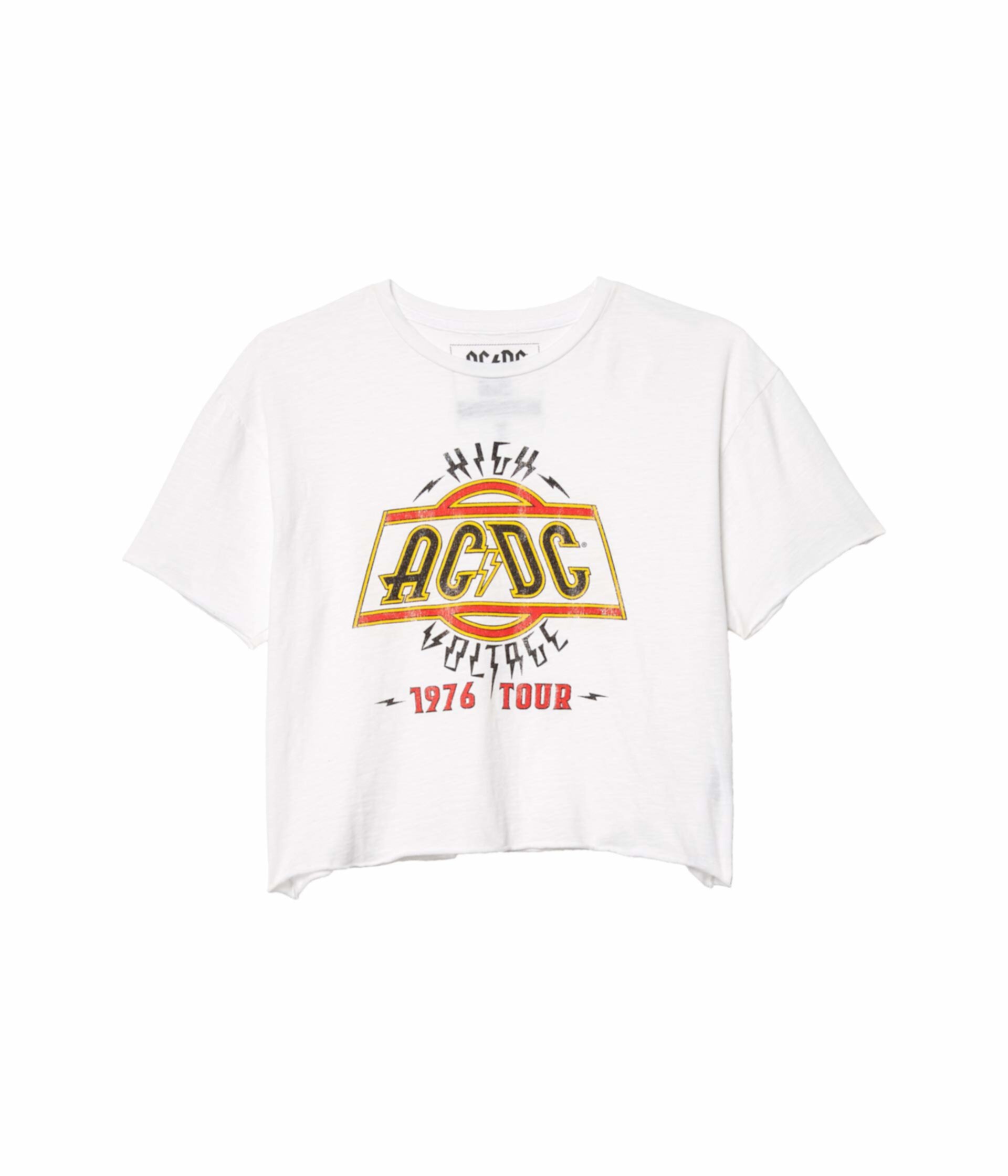 Винтажная хлопковая футболка ACDC с высоким напряжением The Original Retro Brand
