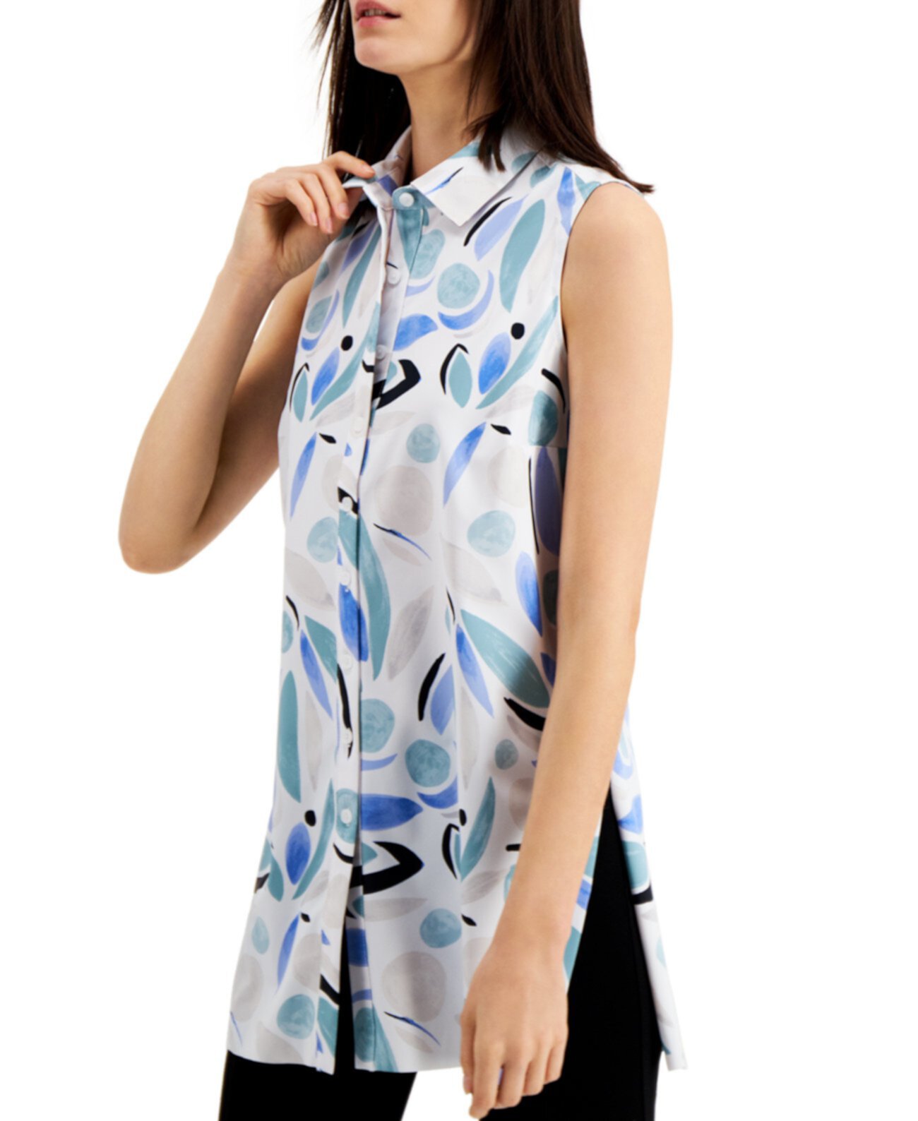Туника-блуза с принтом, созданная для Macy's Alfani