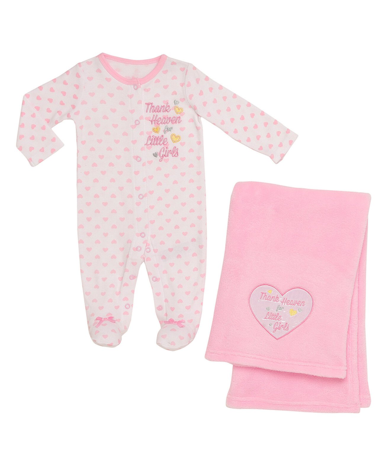 Набор из 2 штук и одеял с благодарностями Heaven - для девочек Baby Starters