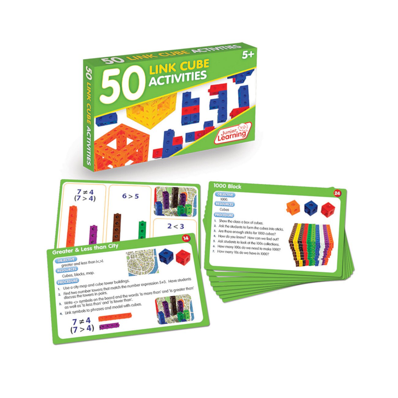 Учебный набор «50 Link Cube» Junior Learning