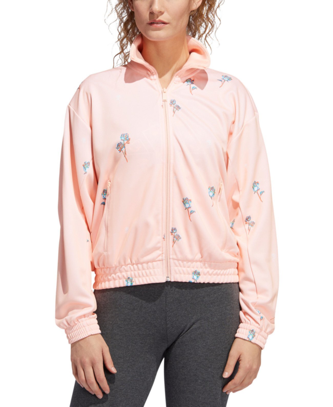 Женская куртка с цветочным принтом Adidas