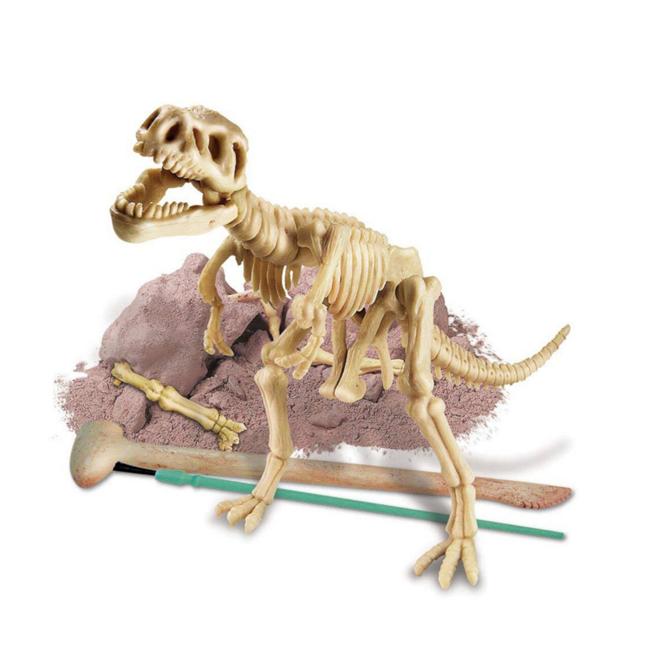Kidzlabs вырыть скелет динозавра тиранозавр Рекс - игрушка динозавров Redbox