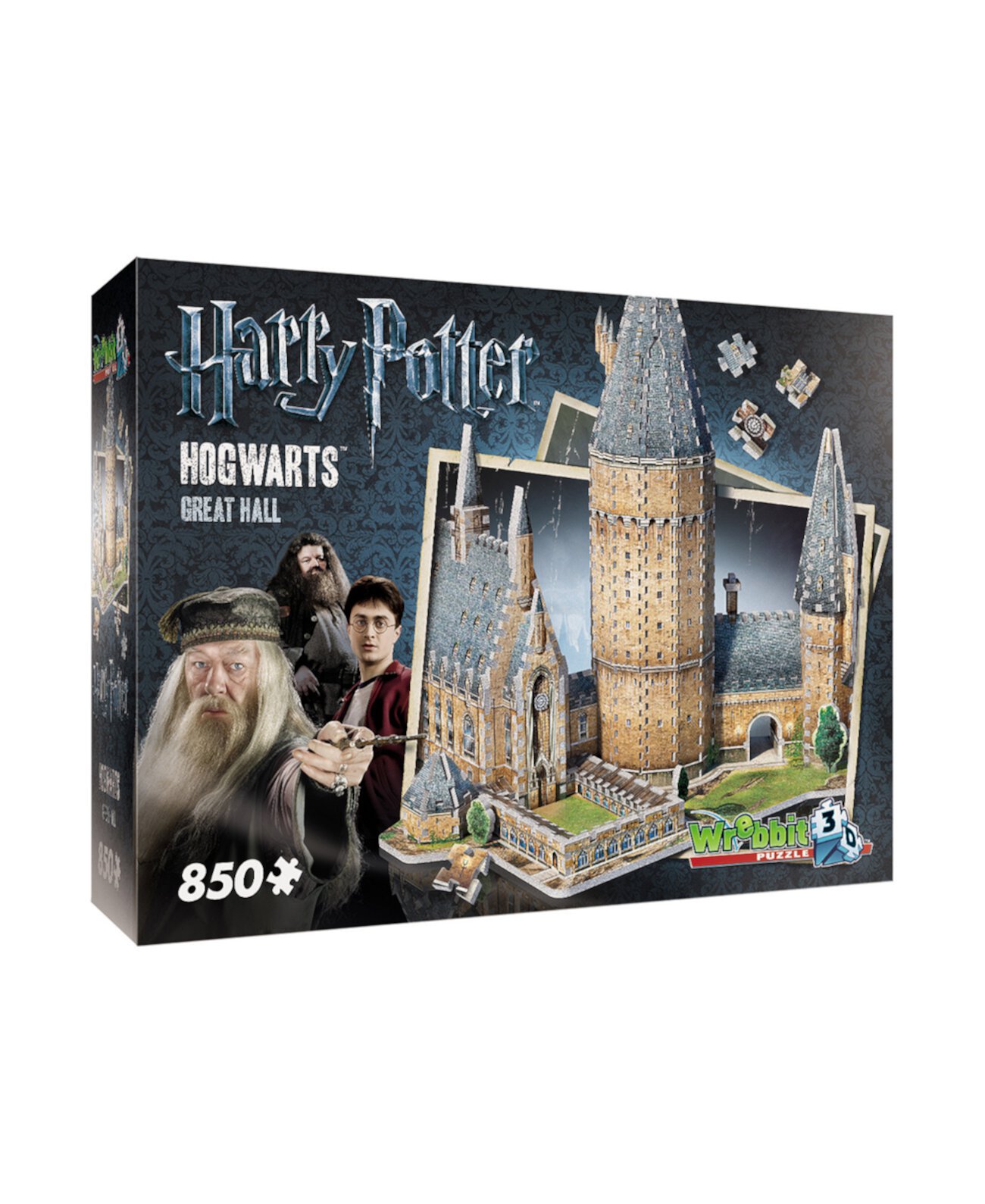 Коллекция Гарри Поттера - Хогвартс - 3D головоломка "Большой зал" - 850 штук Wrebbit