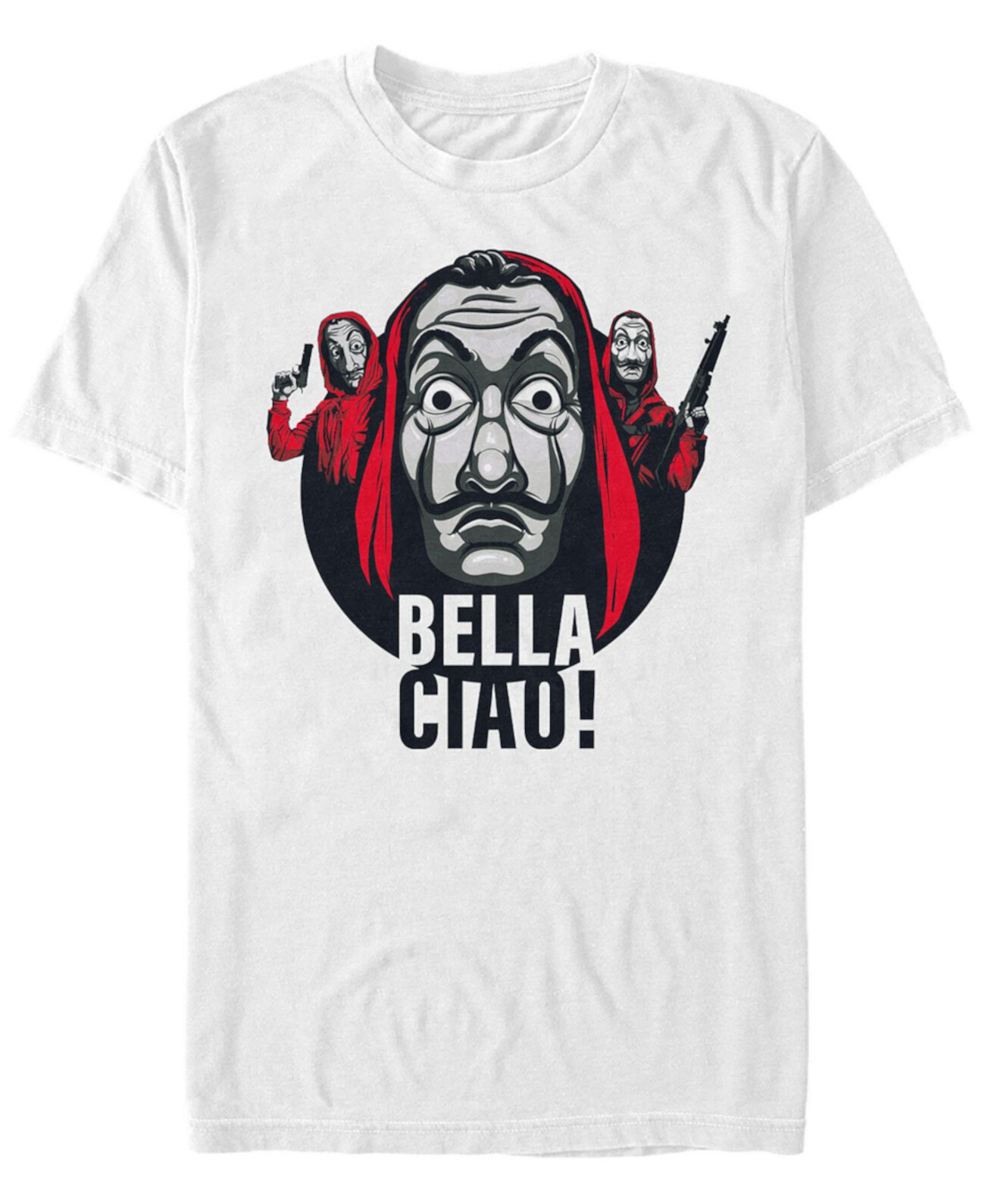 Мужская футболка с коротким рукавом в маске La Casa De Papel Bella Ciao FIFTH SUN