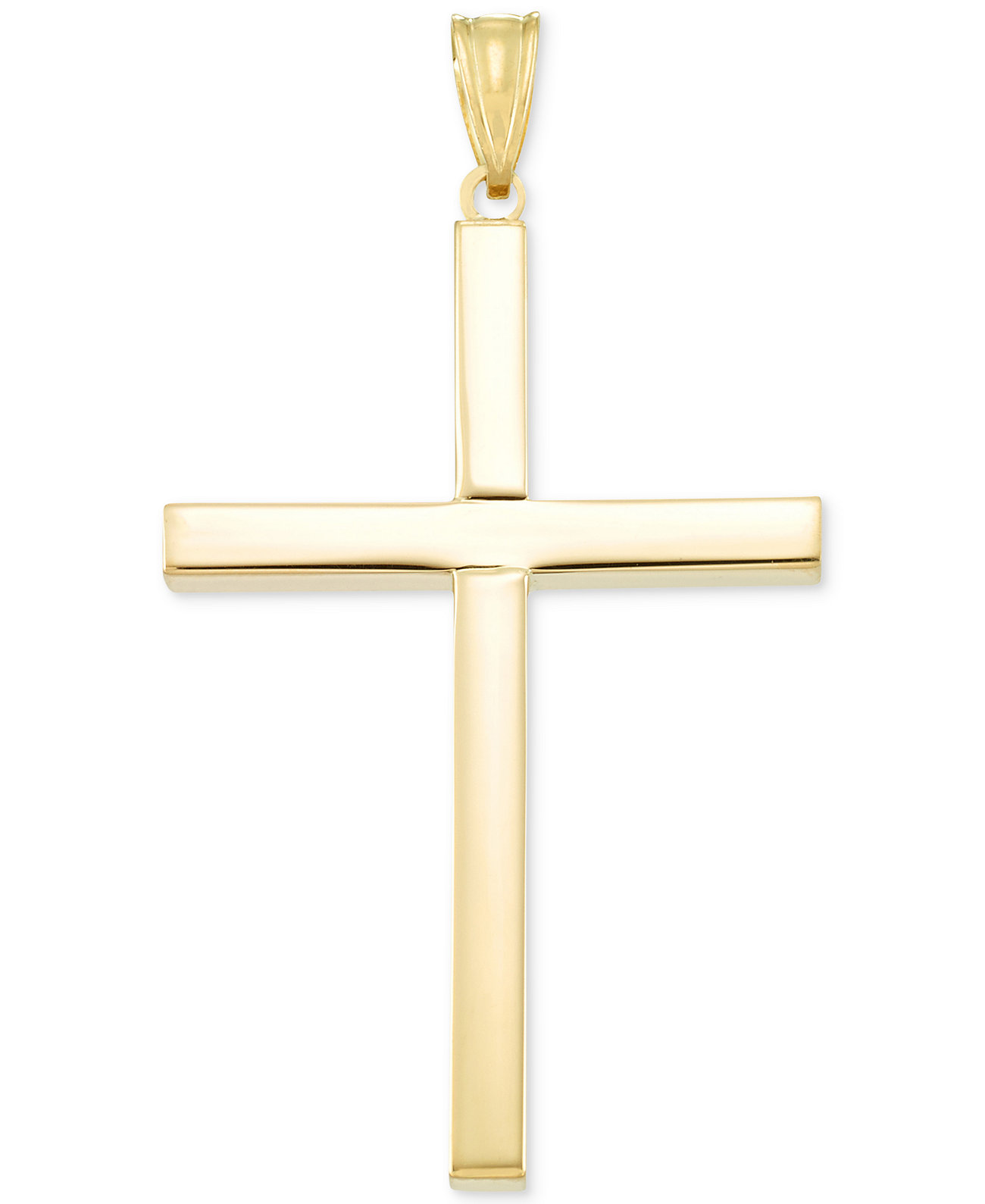 Подвеска-крест из 14-каратного золота Italian Gold
