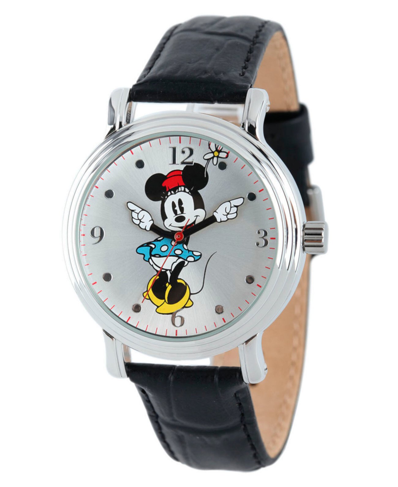 Мужские блестящие серебряные винтажные часы из сплава Disney Minnie Mouse из сплава Ewatchfactory