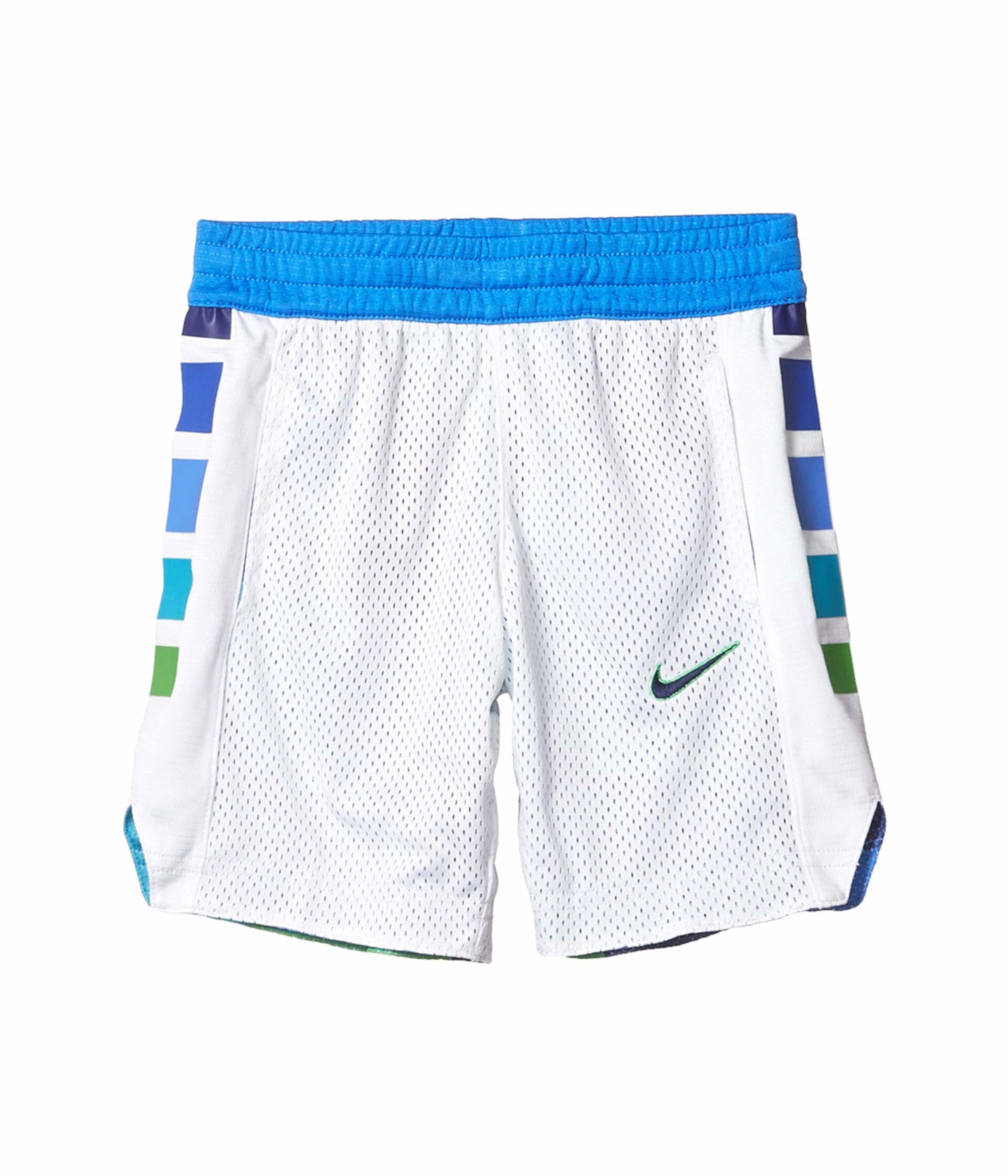 Dri-FIT ™ Elite Двусторонние печатные баскетбольные шорты (маленькие дети) Nike Kids