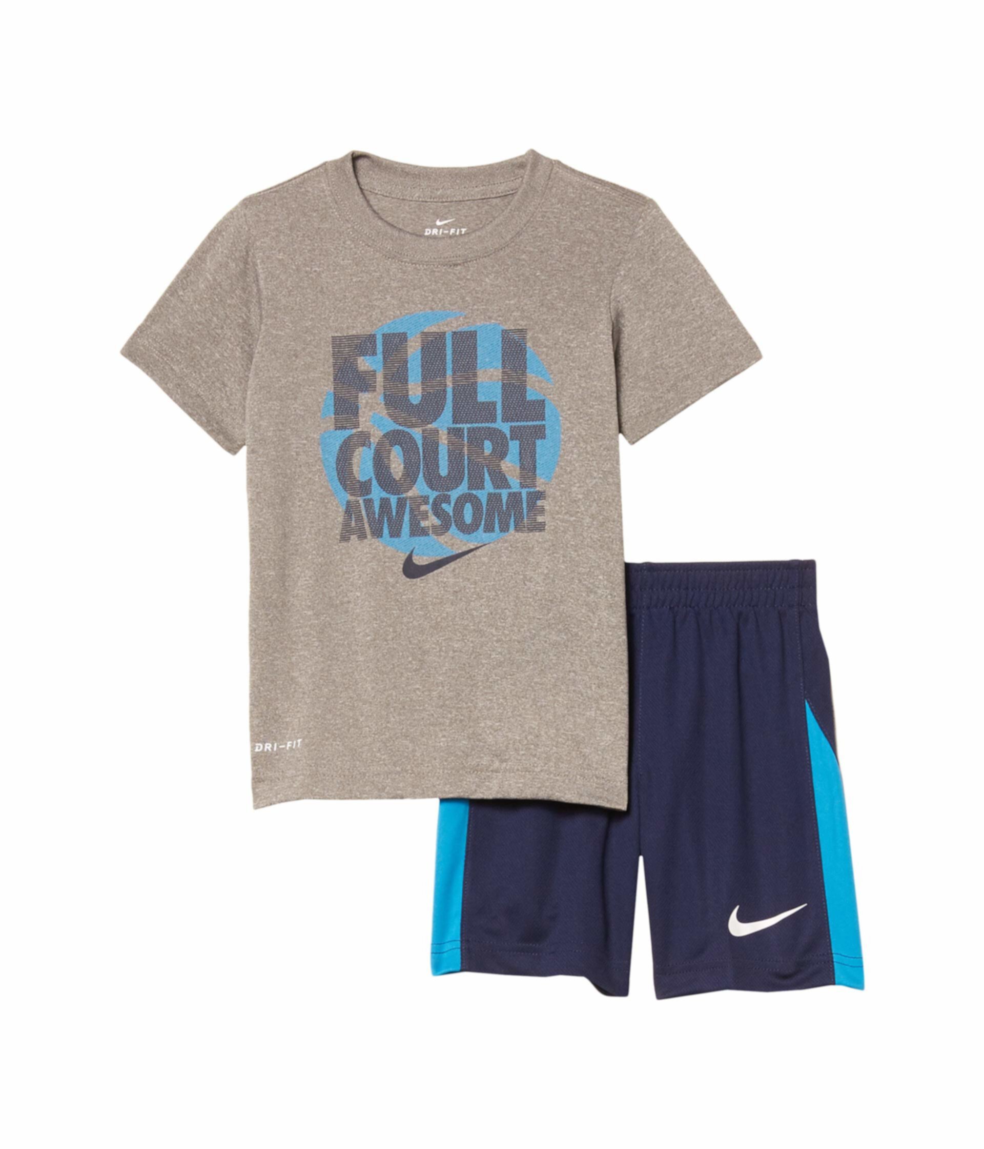 Футболка и комплекты Full Court Awesome (маленькие дети) Nike Kids