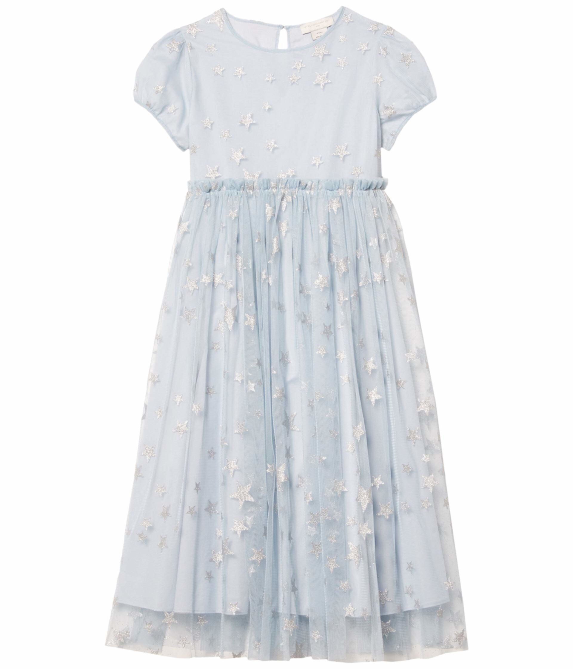 Платье из тюля с короткими рукавами Silver Stars (для малышей / маленьких детей / больших детей) Stella McCartney Kids