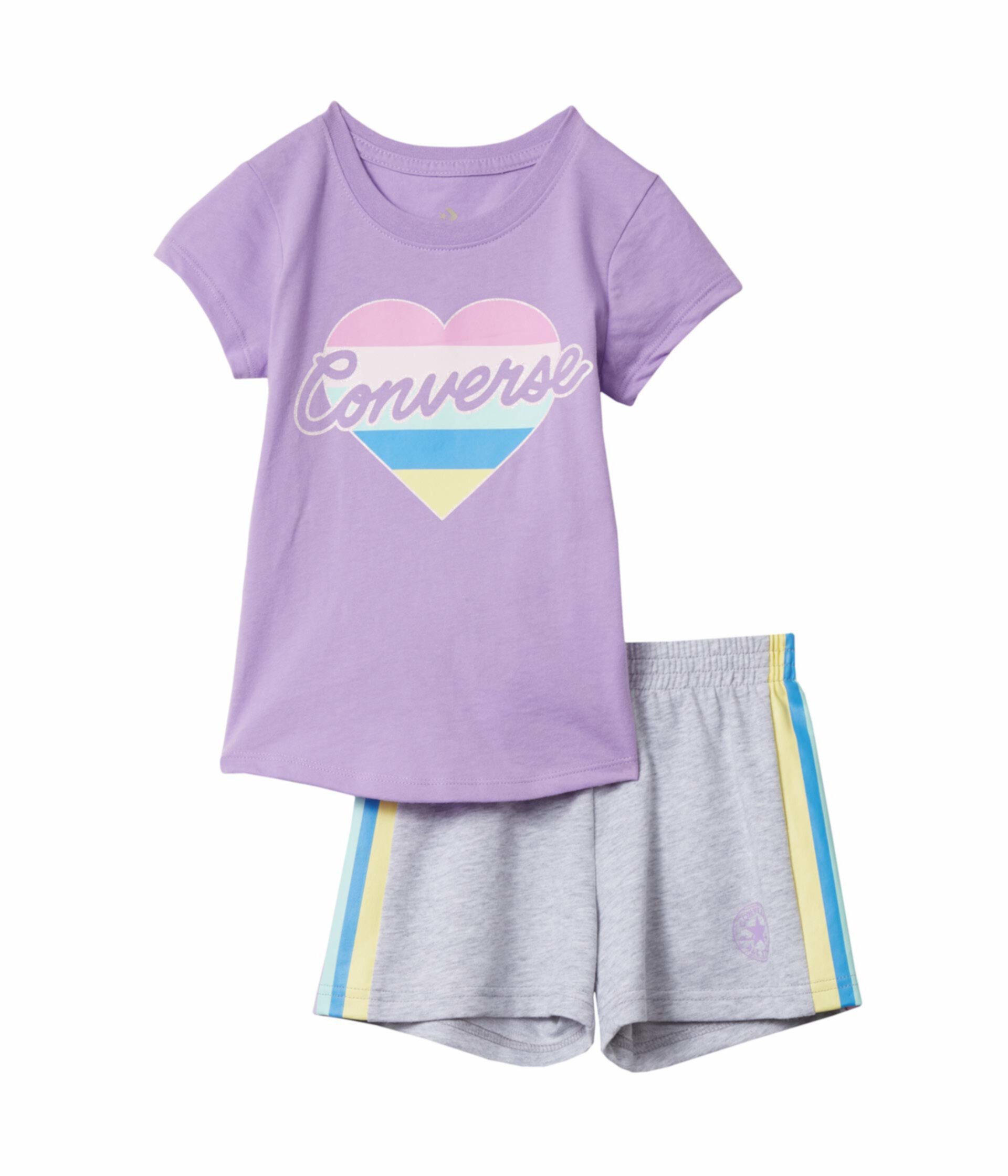 Набор футболок и шорт с рисунком (Маленькие дети) Converse Kids