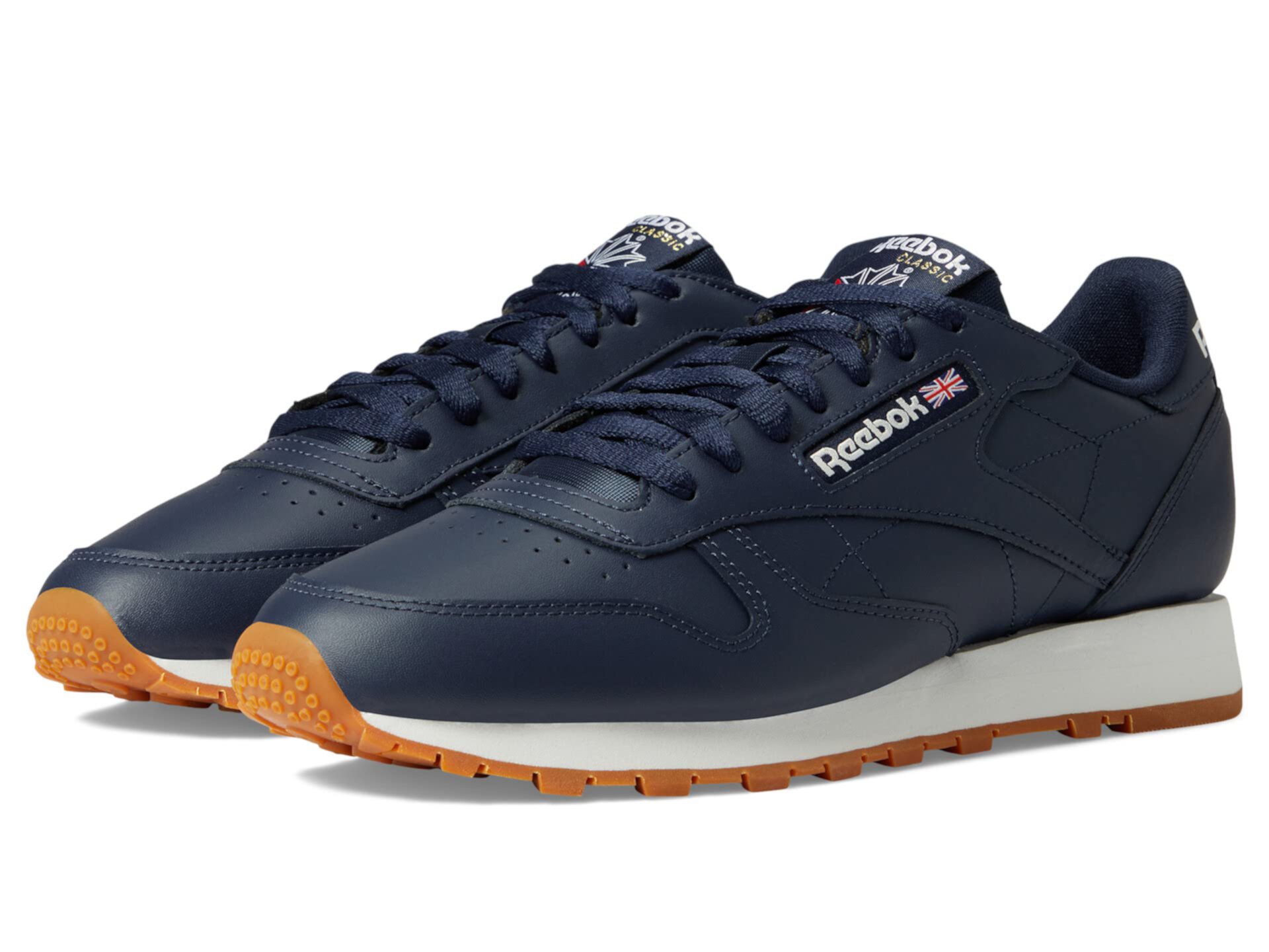 Кроссовки Reebok Classic Leather с классическим дизайном и легкой амортизацией Reebok