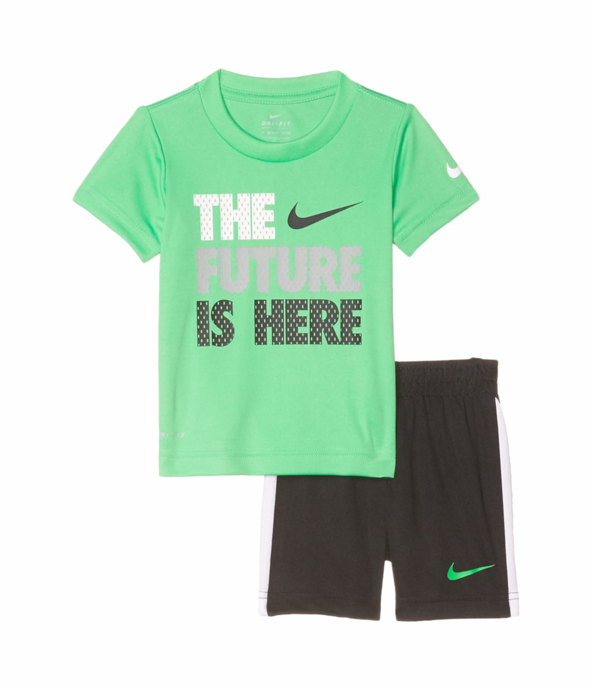 Футболка и шорты Future Is Here (для малышей) Nike Kids