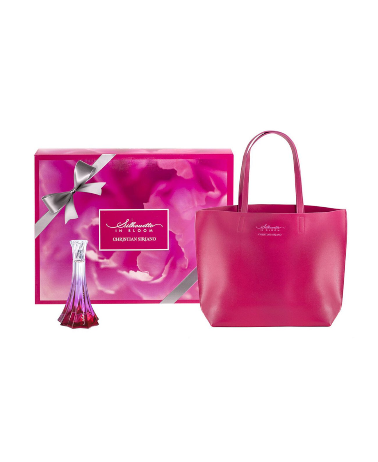 Подарочный набор для парфюмерии Silhouette in Bloom для женщин с большой сумкой, 2 предмета Christian Siriano