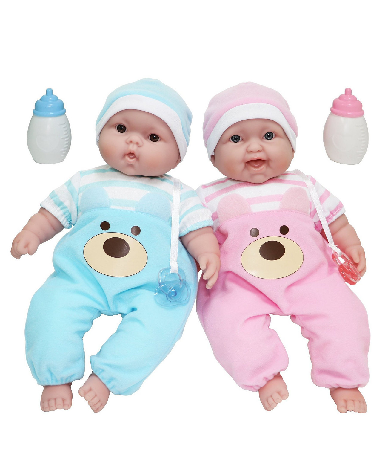 Lots to Cuddle Babies 13-дюймовые детские куклы Twins с мягким телом для детей от 2 лет и старше, дизайн - Беренгер JC Toys