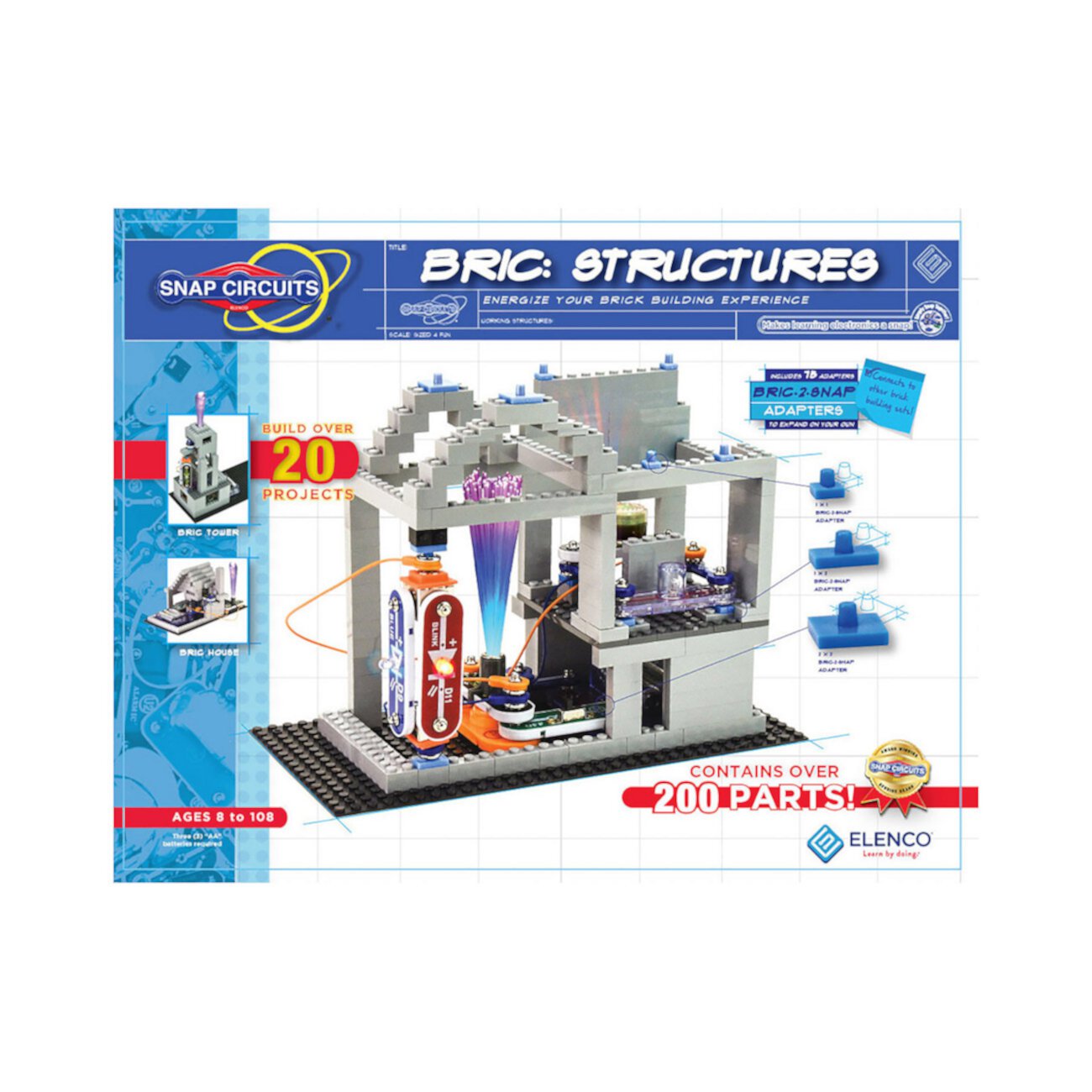 Игра Elenco Snap Circuits Bric Structures Elenco