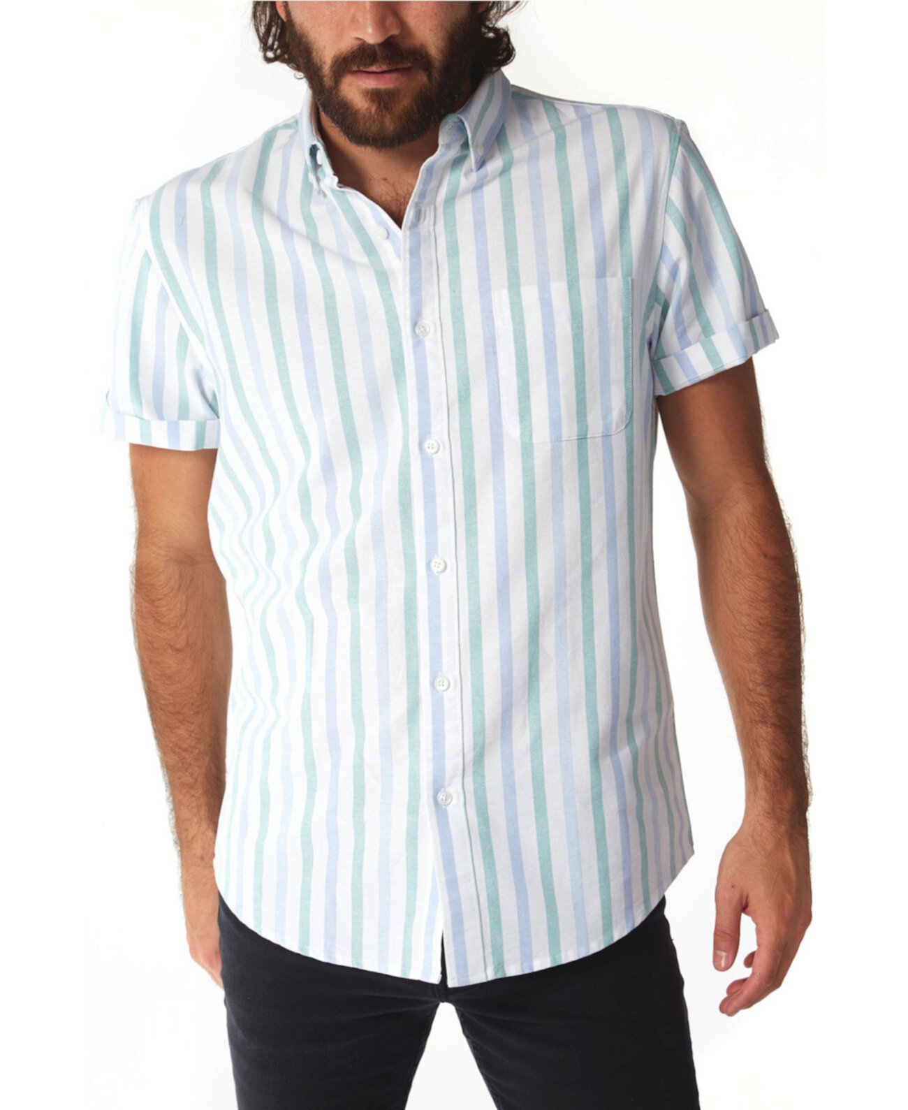 Рубашка мужская в вертикальную полоску PX