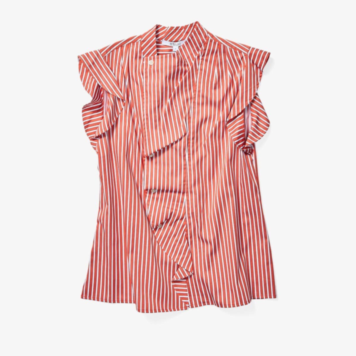 Драпированная блузка без рукавов с асимметричным карманом DEREK LAM