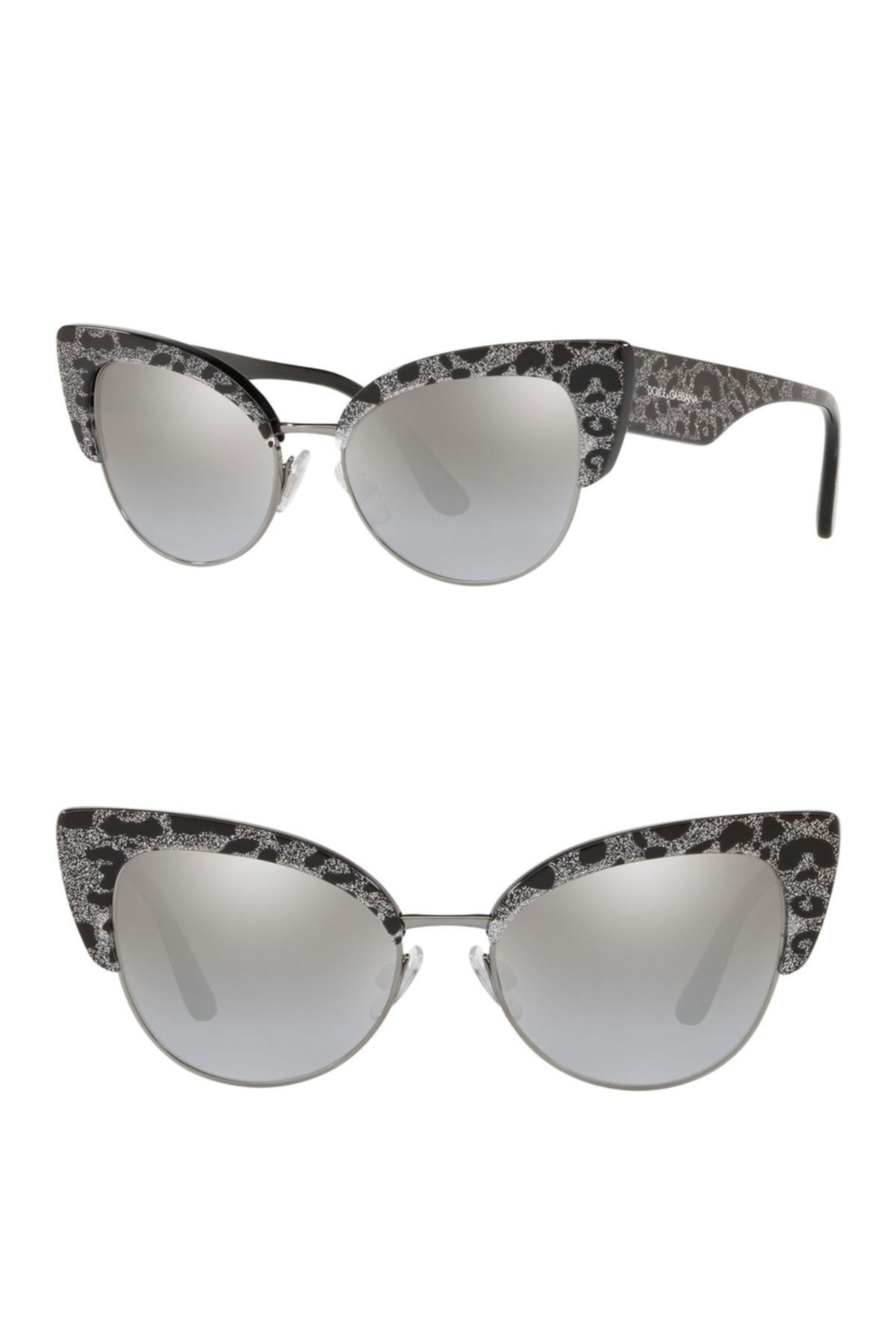 53-мм вечные солнцезащитные очки "кошачий глаз" Dolce & Gabbana