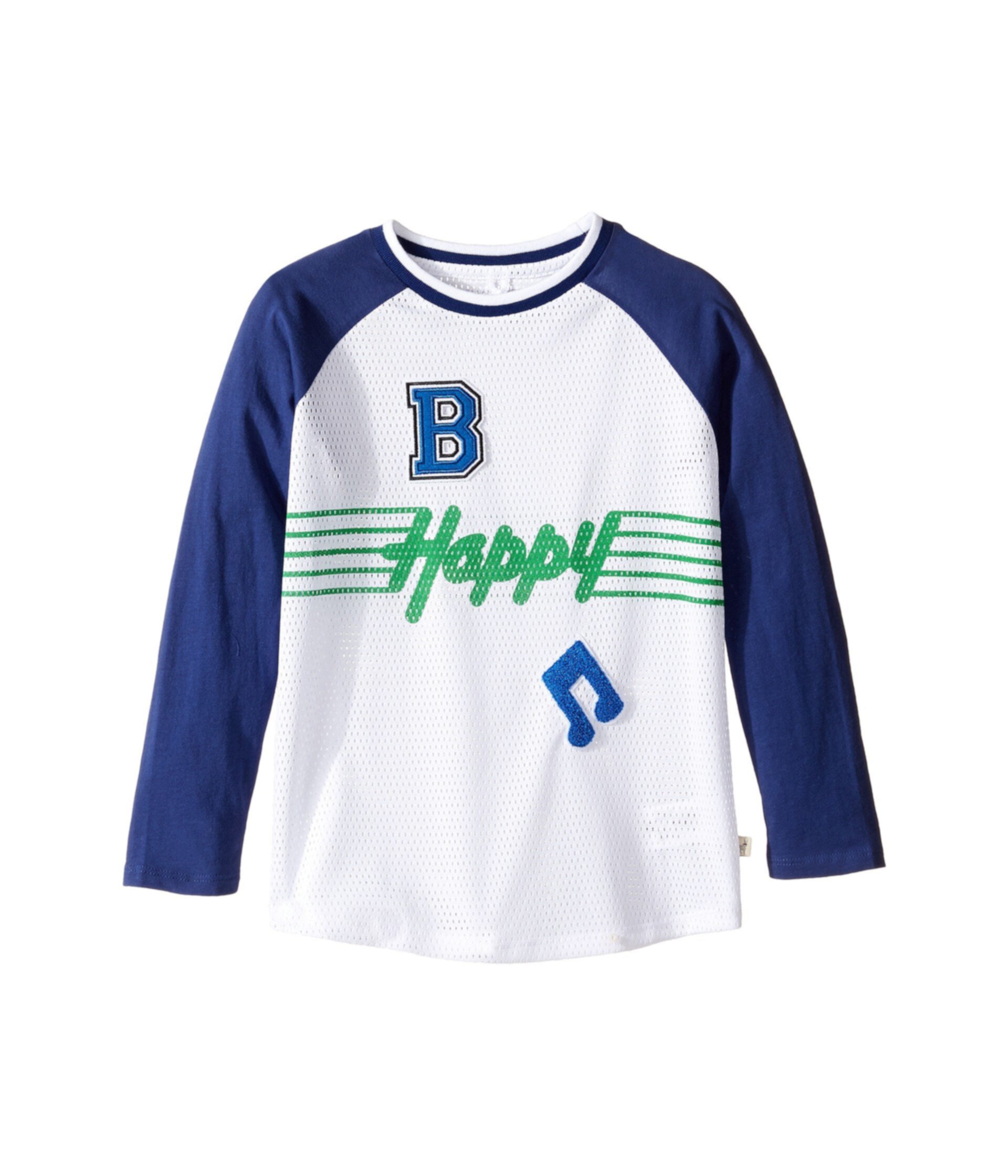 Сетчатая футболка Max 'B Happy' из ткани реглан (для малышей / маленьких детей / больших детей) Stella McCartney Kids