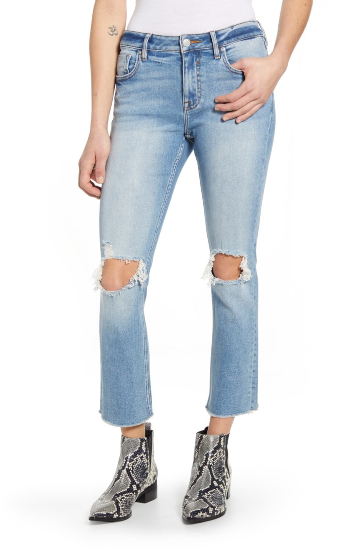 Укороченные прямые джинсы Stevie Vigoss
