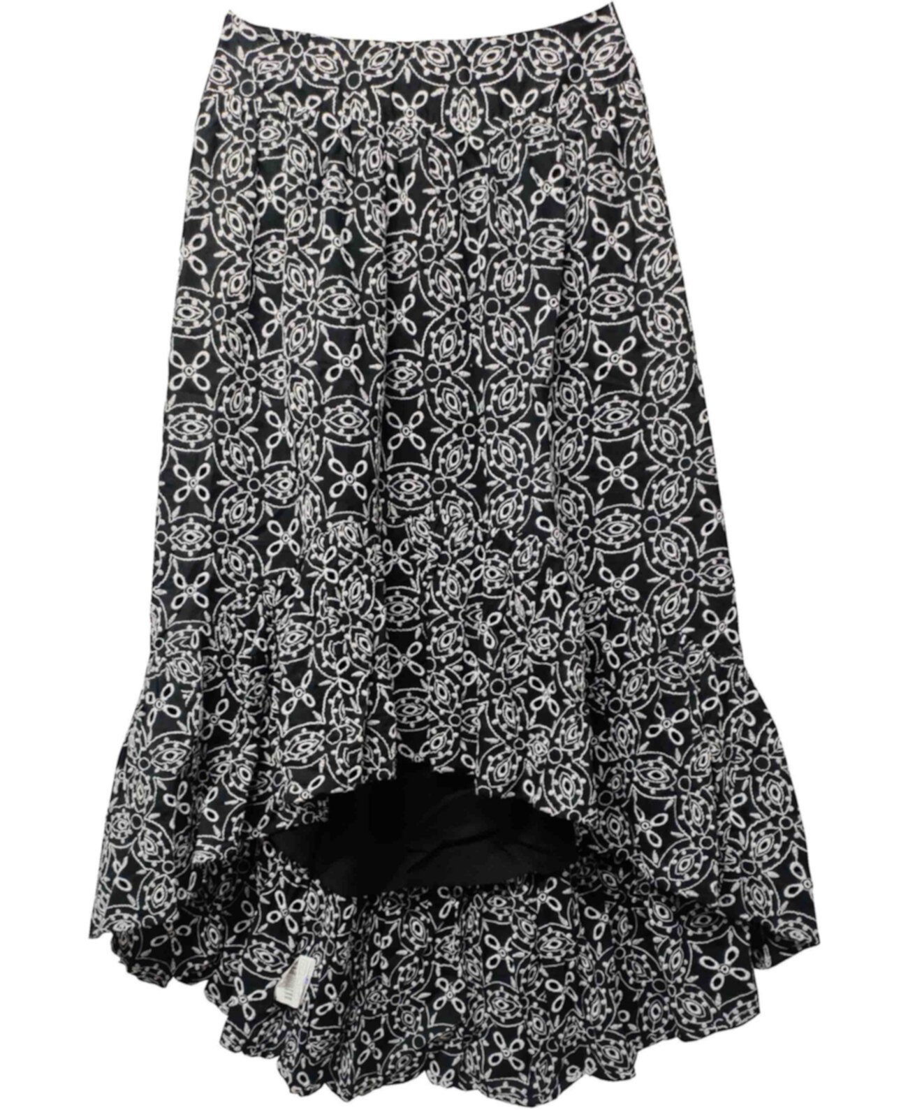 INC Хлопковая юбка с вышивкой макси, созданная для Macy's INC International Concepts