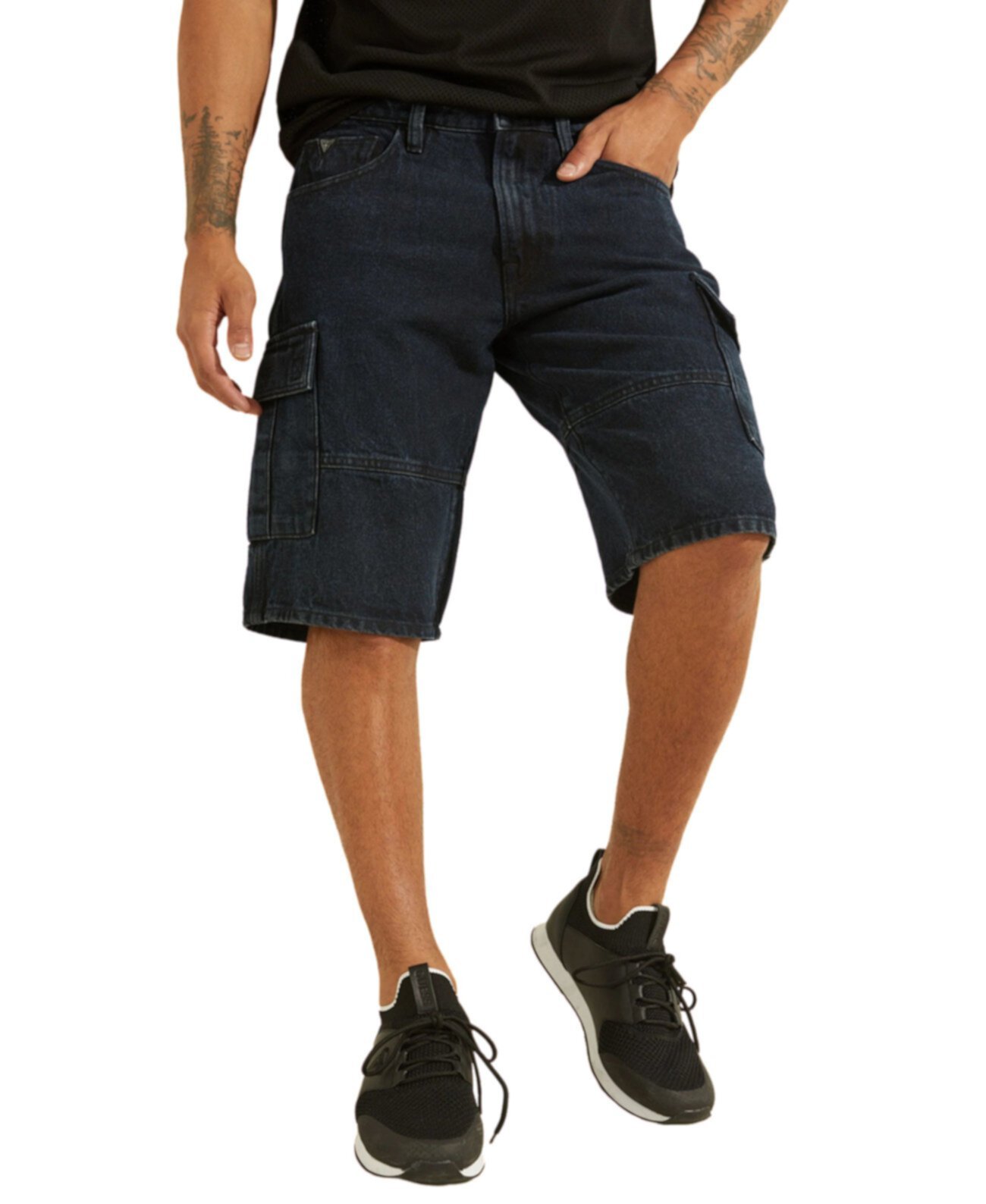 Мужские джинсовые шорты-карго GUESS